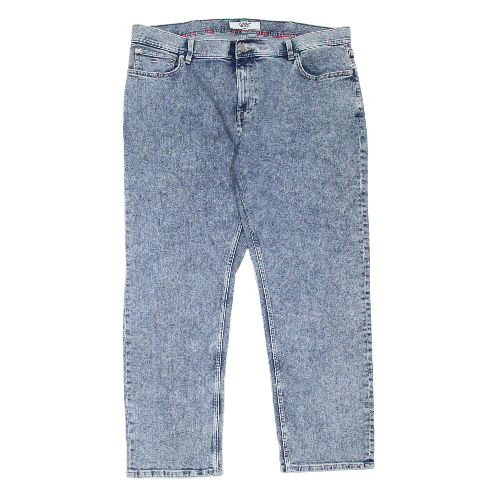 TOMMY JEANS Mens Jeans Blue Relaxed Straight W40 L32 Refurbished - N/A refurbished available on Cerqular