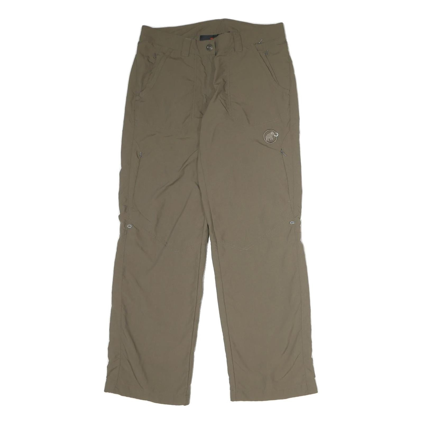 MAMMUT Womens Cotton Blend Beige Regular Leg Trousers W30 L29 Outdoor Zip Refurbished - N/A refurbished available on Cerqular