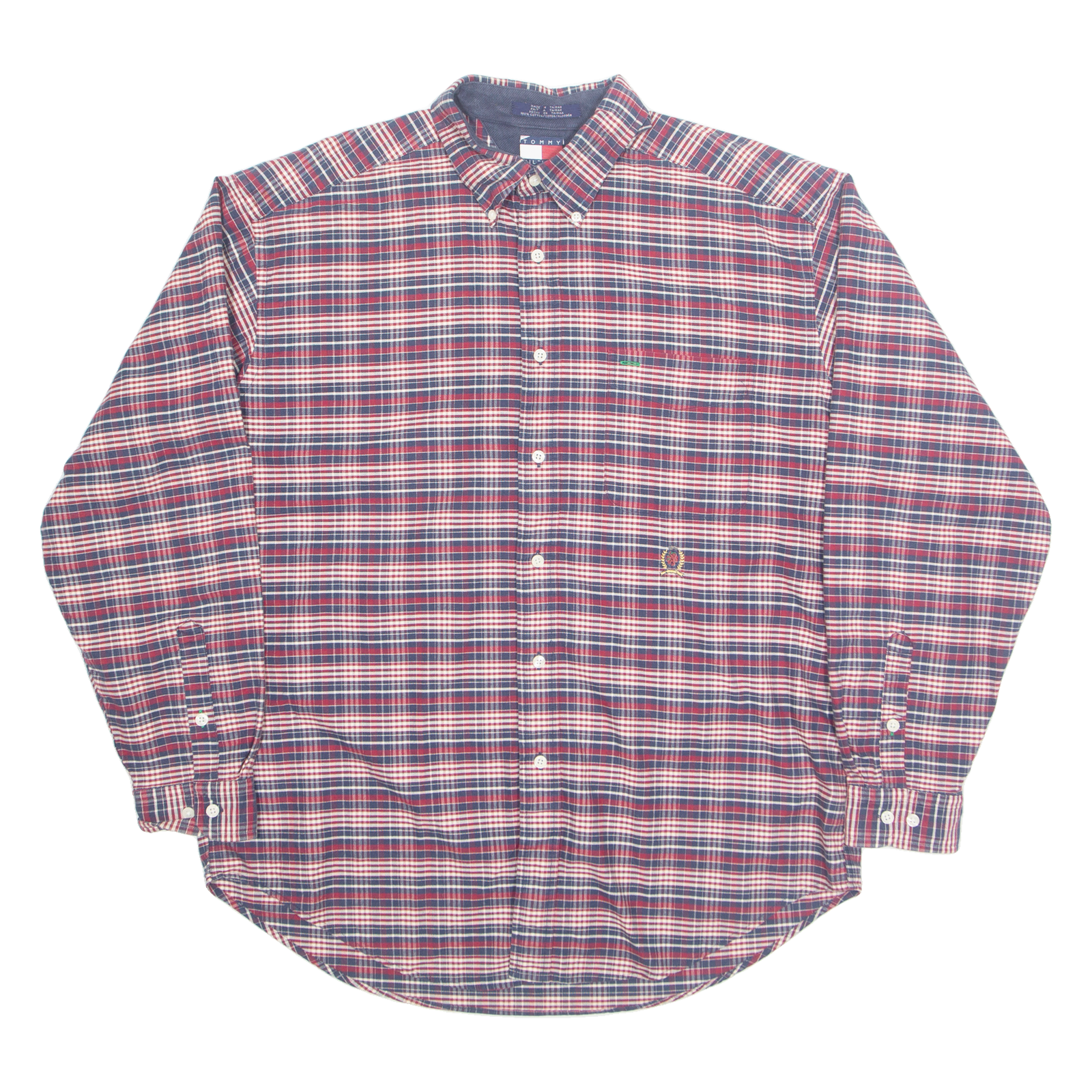 Buy TOMMY HILFIGER Mens Shirt Red Check Long Sleeve L Refurbished - $31.19 TOMMY HILFIGER Mens Shirt Red Check Long Sleeve L Refurbished - N/A refurbished available on Cerqular