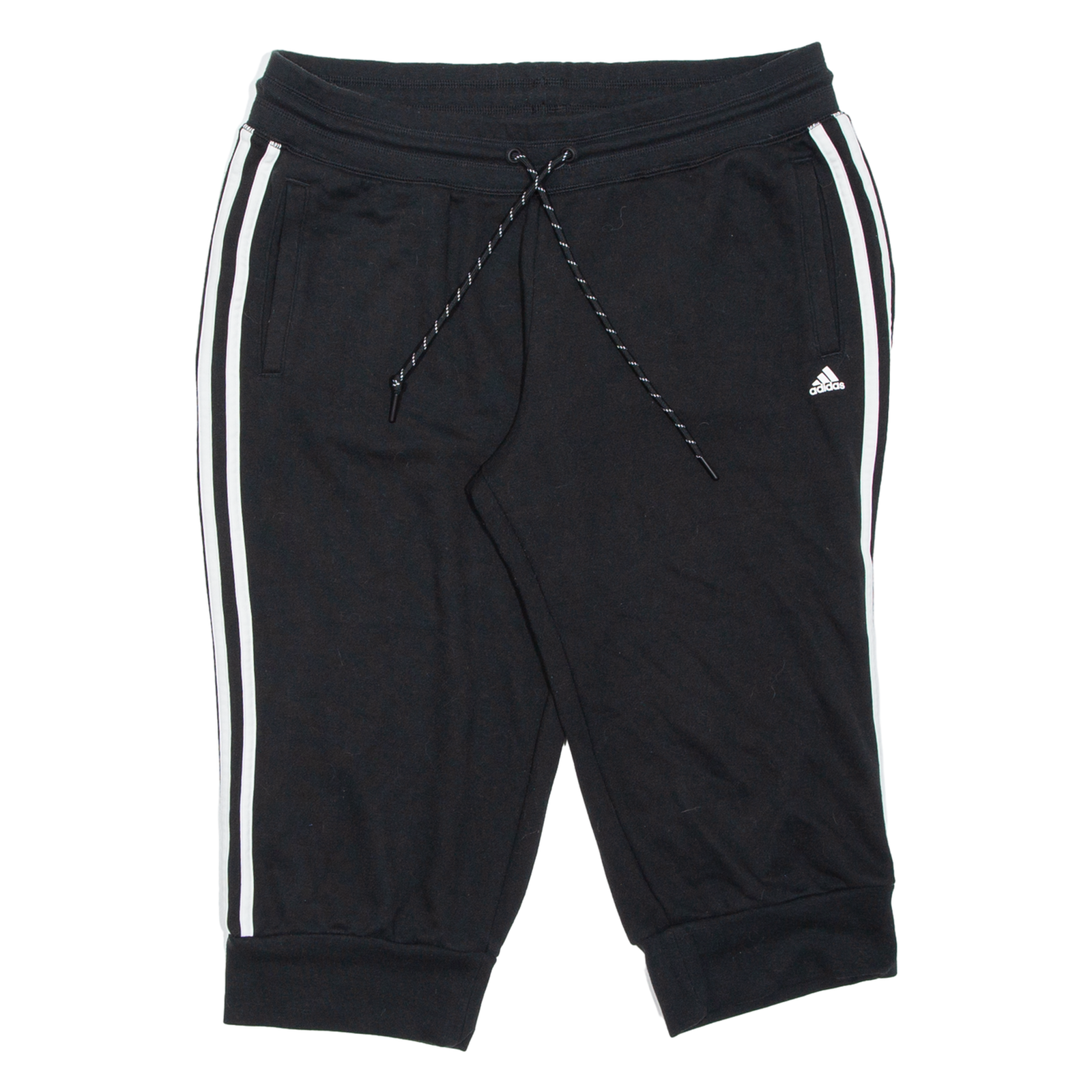 ADIDAS Womens Pedal Pushers Shorts Black Relaxed XL W34 Refurbished - N/A refurbished available on Cerqular