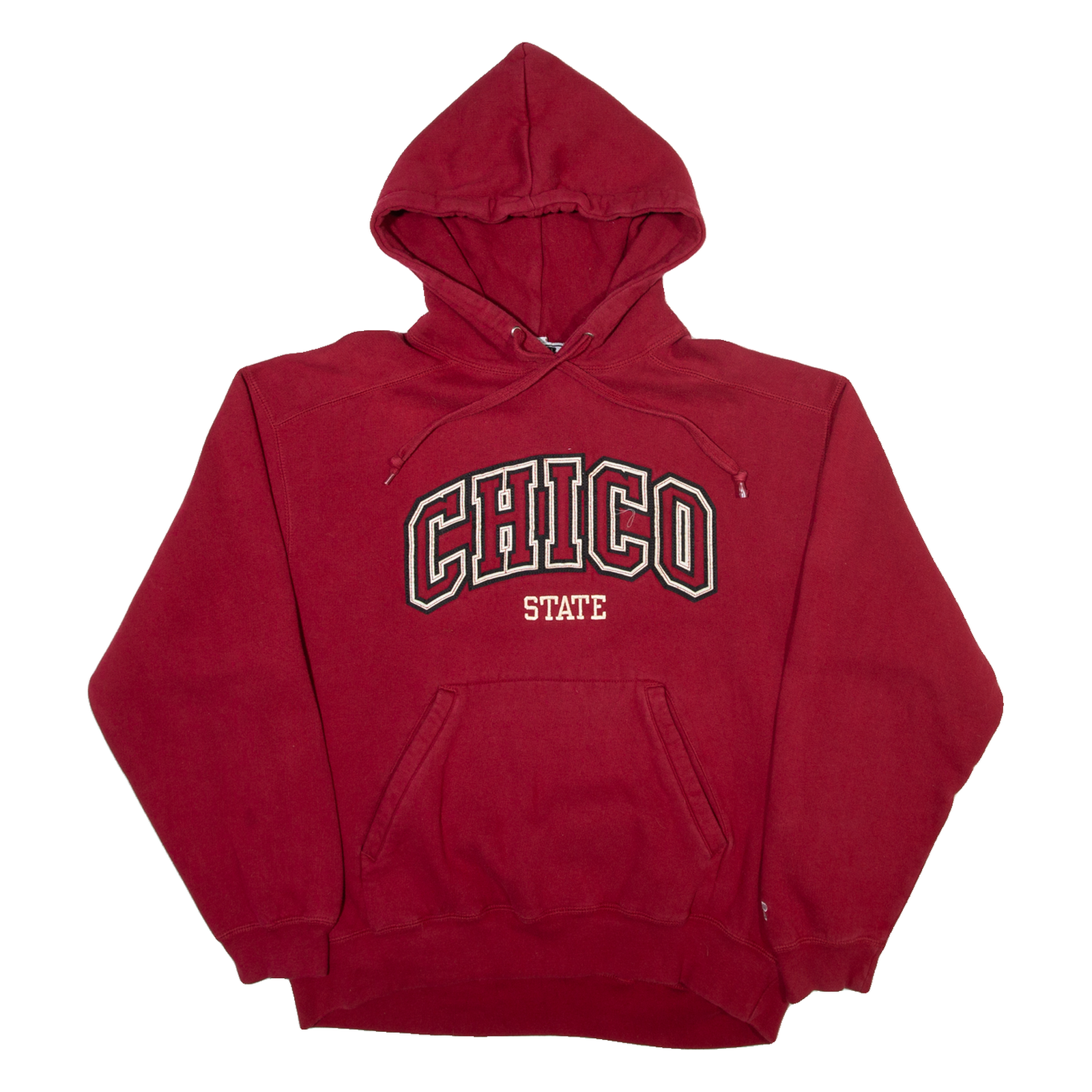 RUSSELL ATHLETIC Chicago State Mens Red Hoodie USA M Refurbished - N/A refurbished available on Cerqular