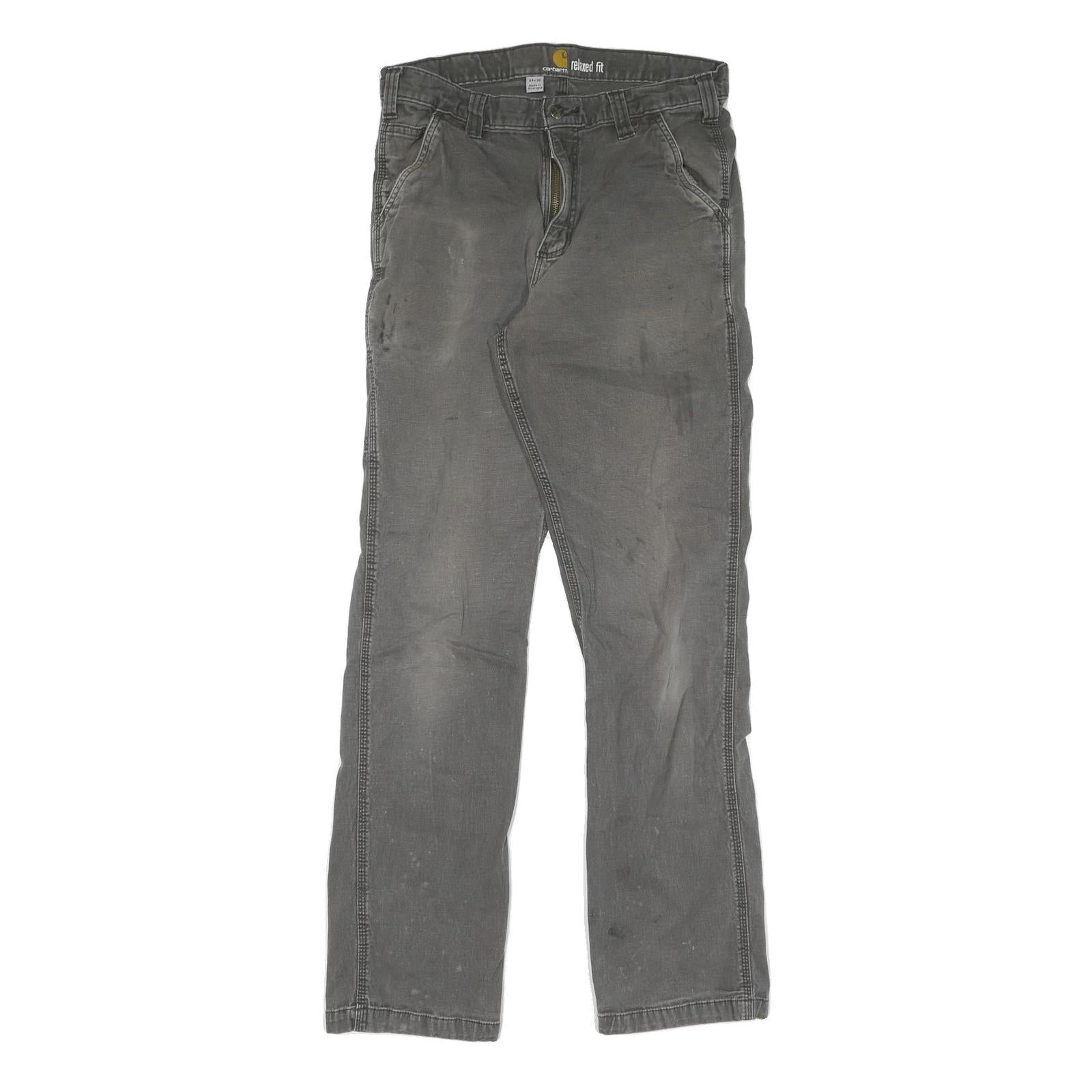 Buy CARHARTT Mens Jeans Grey Regular Fit Straight Denim W34 L36 Workwear Utility Refurbished - $49.39 CARHARTT Mens Jeans Grey Regular Fit Straight Denim W34 L36 Workwear Utility Refurbished - N/A refurbished available on Cerqular