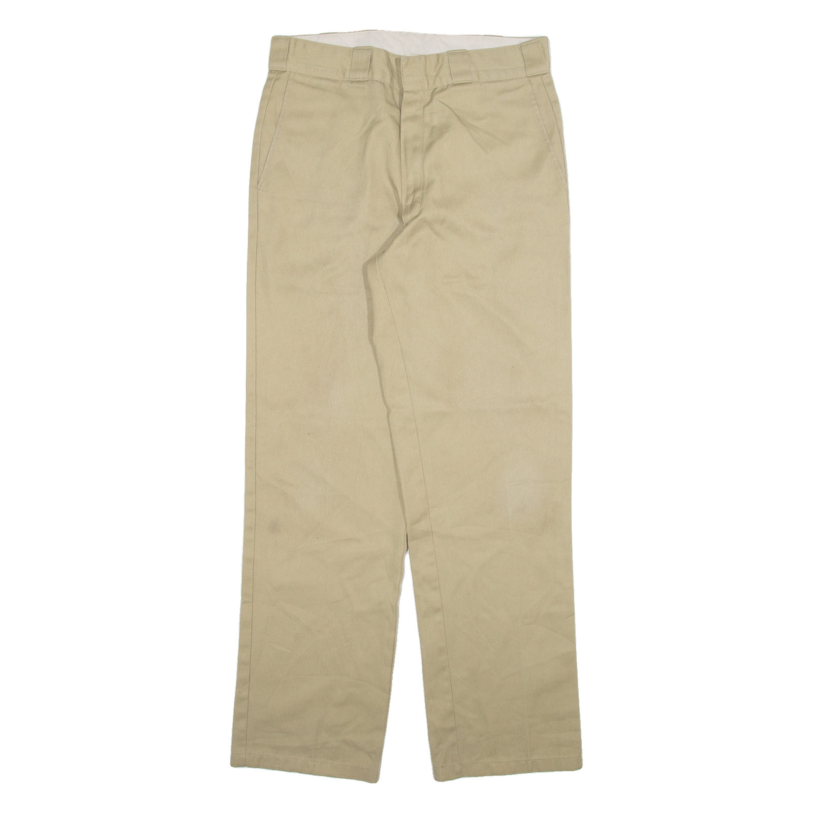 DICKIES Mens Trousers Beige Regular Straight W32 L32 Refurbished - N/A refurbished available on Cerqular