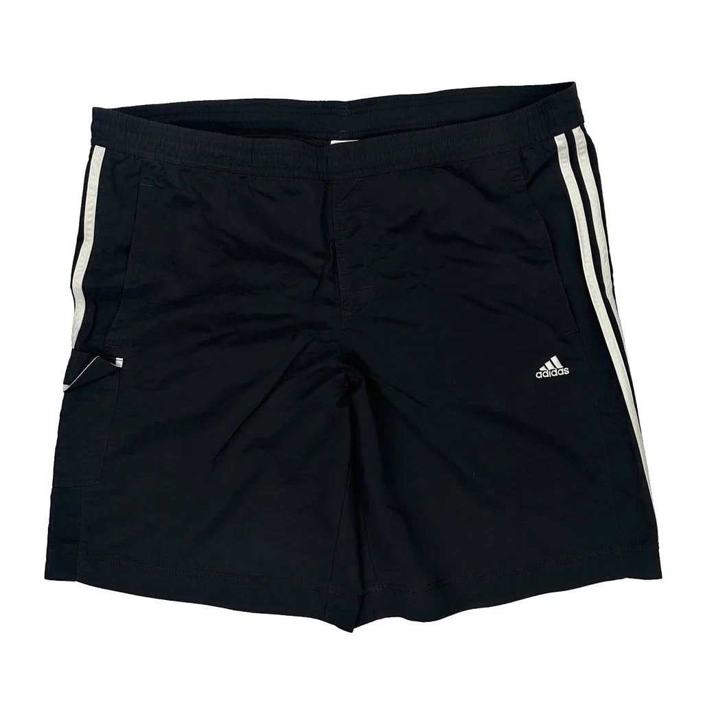 Buy Adidas Sport Shorts - Large Black Polyamide Refurbished - $20.62 Adidas Sport Shorts - Large Black Polyamide Refurbished - Thrifted (note: this is a term often used to describe second- refurbished available on Cerqular