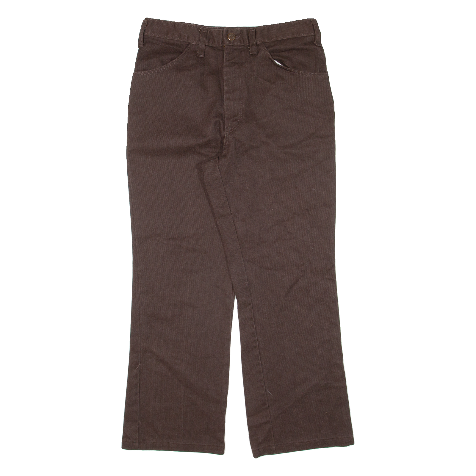 DICKIES Workwear Mens Trousers Brown Regular Straight W31 L25 Refurbished - N/A refurbished available on Cerqular