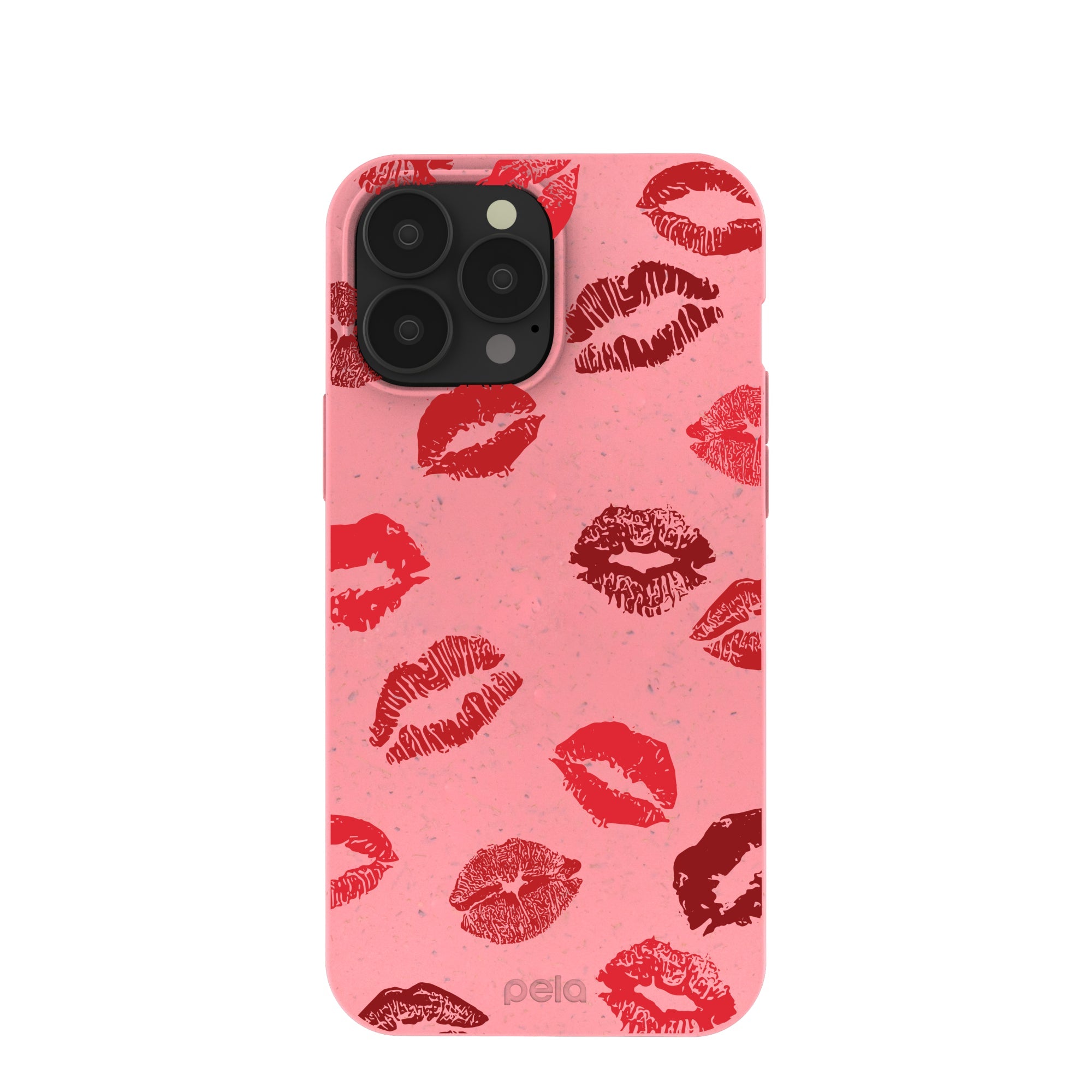 Bubblegum Pink XOXO iPhone 13 Pro Max Case Refurbished - Pela Case refurbished available on Cerqular
