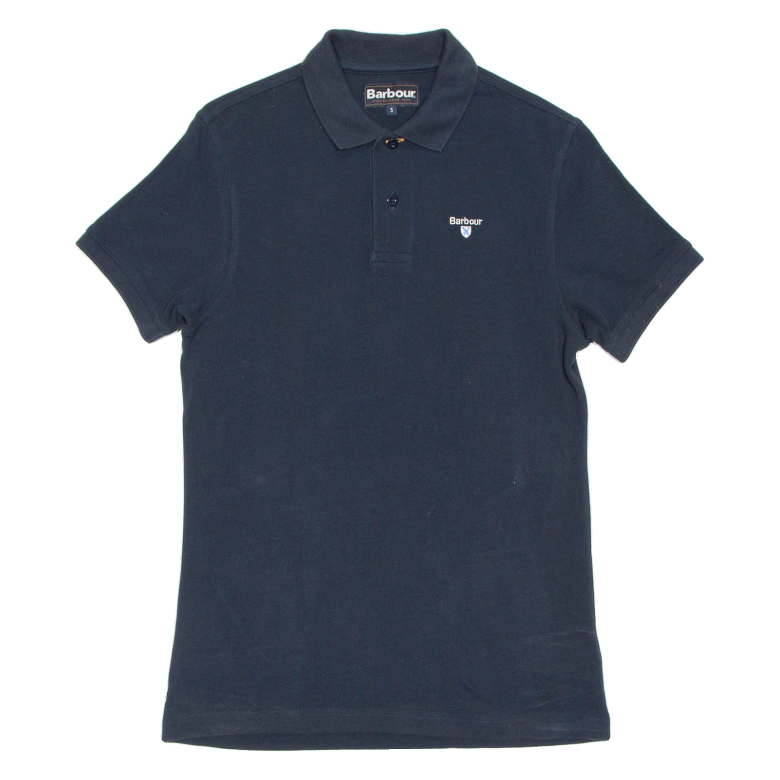 BARBOUR Mens Polo Shirt Blue S Refurbished - N/A refurbished available on Cerqular