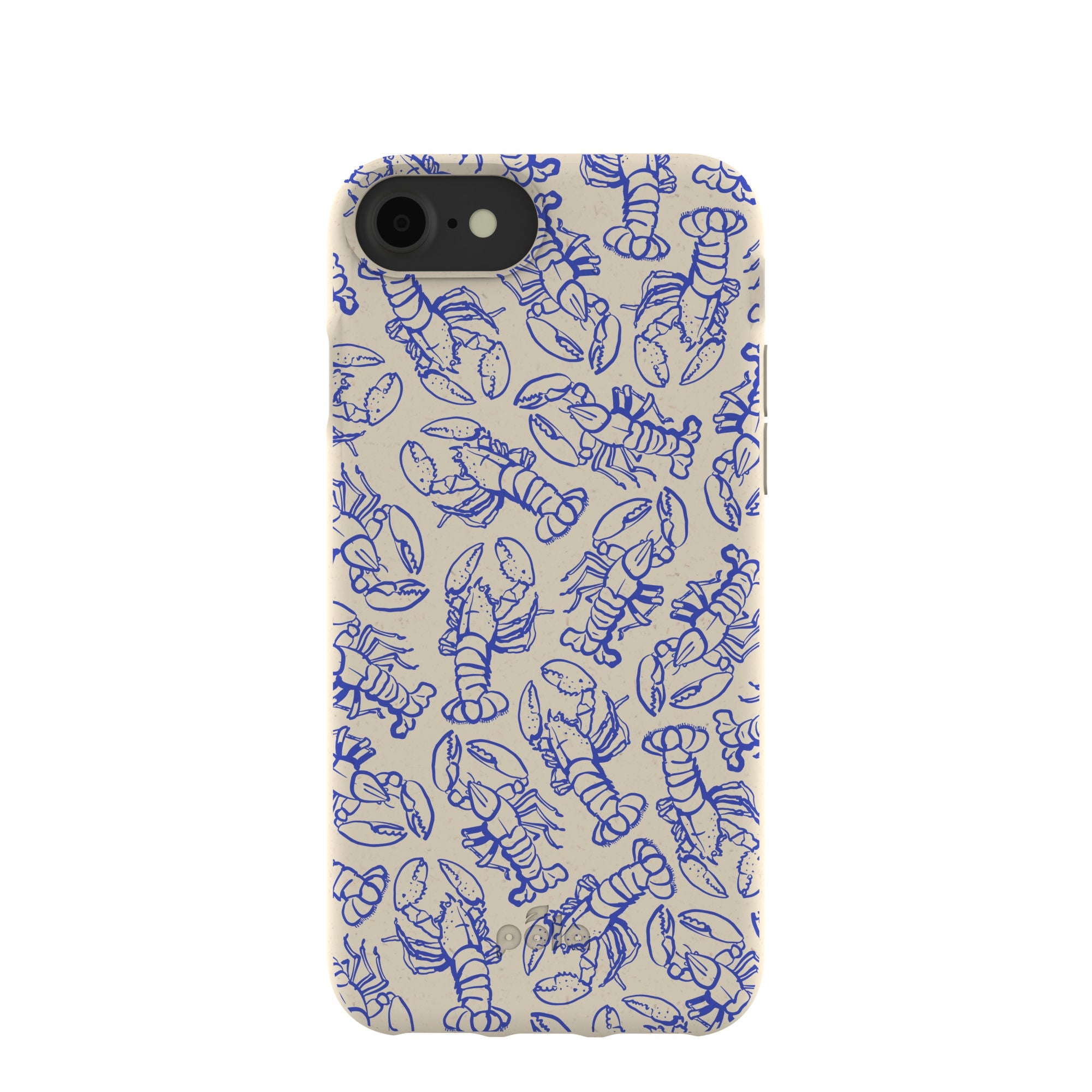 London Fog Blue Lobster iPhone 6/6s/7/8/SE Case Refurbished - Pela Case refurbished available on Cerqular