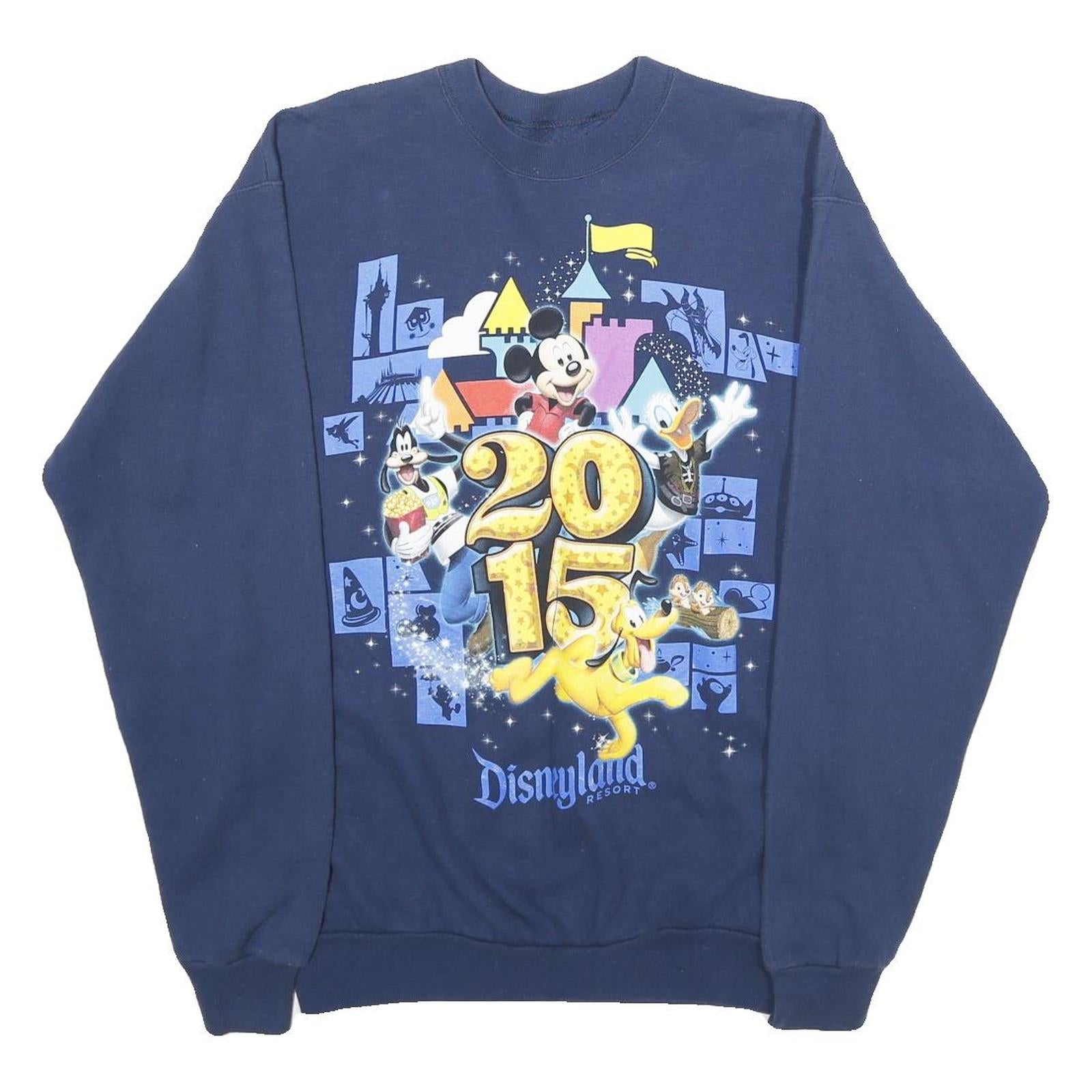 Buy WALT DISNEY Mens Navy Blue Disneyland Resort Crew Neck S 2015 Graphic Sweatshirt Refurbished - $24.69 WALT DISNEY Mens Navy Blue Disneyland Resort Crew Neck S 2015 Graphic Sweatshirt Refurbished - N/A refurbished available on Cerqular