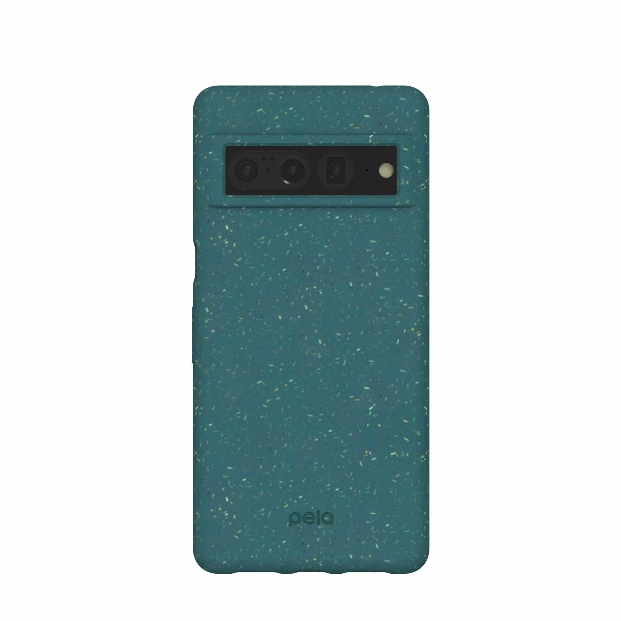 Green Google Pixel 7 Pro Phone Case Refurbished - Pela Case refurbished available on Cerqular