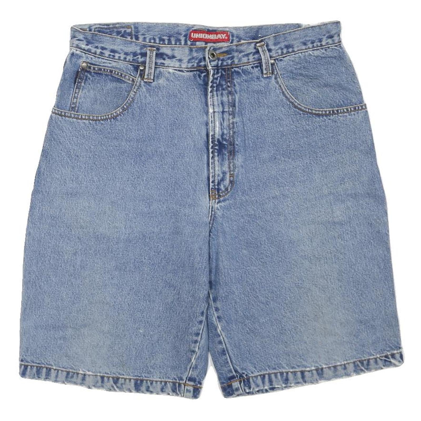 Buy UNIONBAY Mens Denim Blue Casual Shorts L W36 Cotton Blend Relaxed Fit Refurbished - $12.99 UNIONBAY Mens Denim Blue Casual Shorts L W36 Cotton Blend Relaxed Fit Refurbished - N/A refurbished available on Cerqular