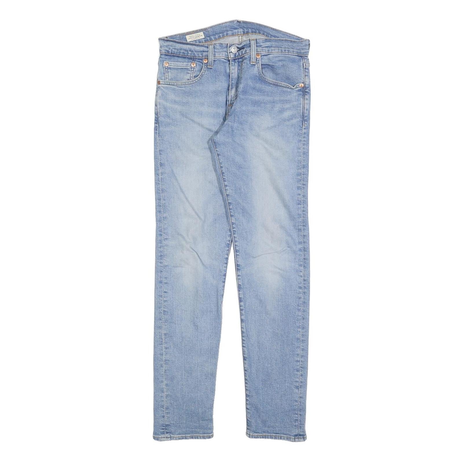 LEVI'S 512 BIG E Mens Jeans Blue Slim Skinny Denim Light W28 L29 Classic Zip Refurbished - N/A refurbished available on Cerqular