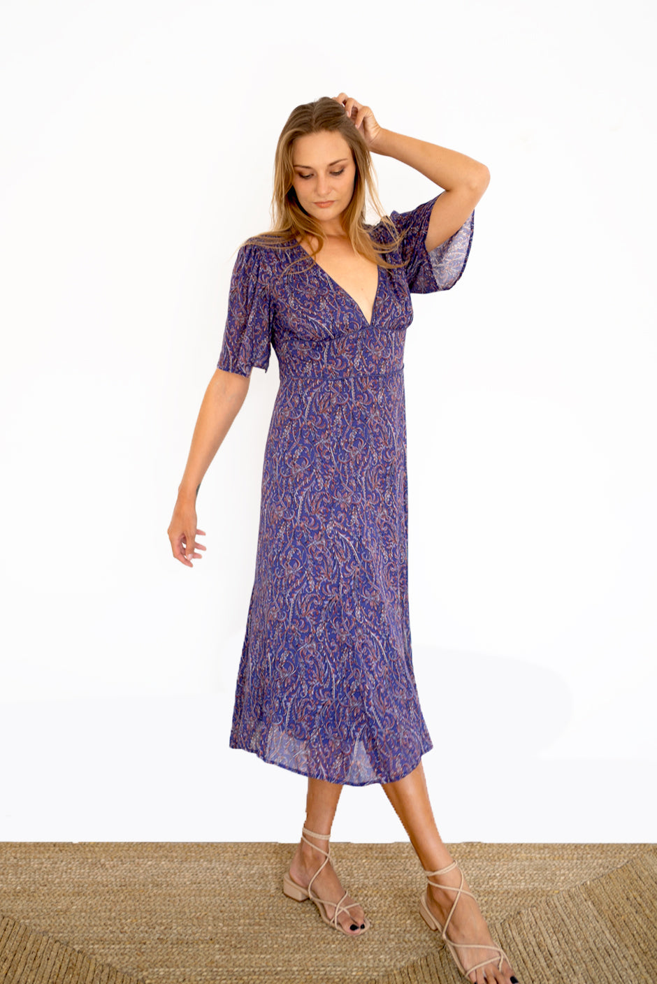 Buy Aurora Midi Dress | Size: Paisley Garden | Color: XS Refurbished - $219.00 Aurora Midi Dress | Size: Paisley Garden | Color: XS Refurbished - N/A (Paneros is not a known clothing brand. It is possible refurbished available on Cerqular