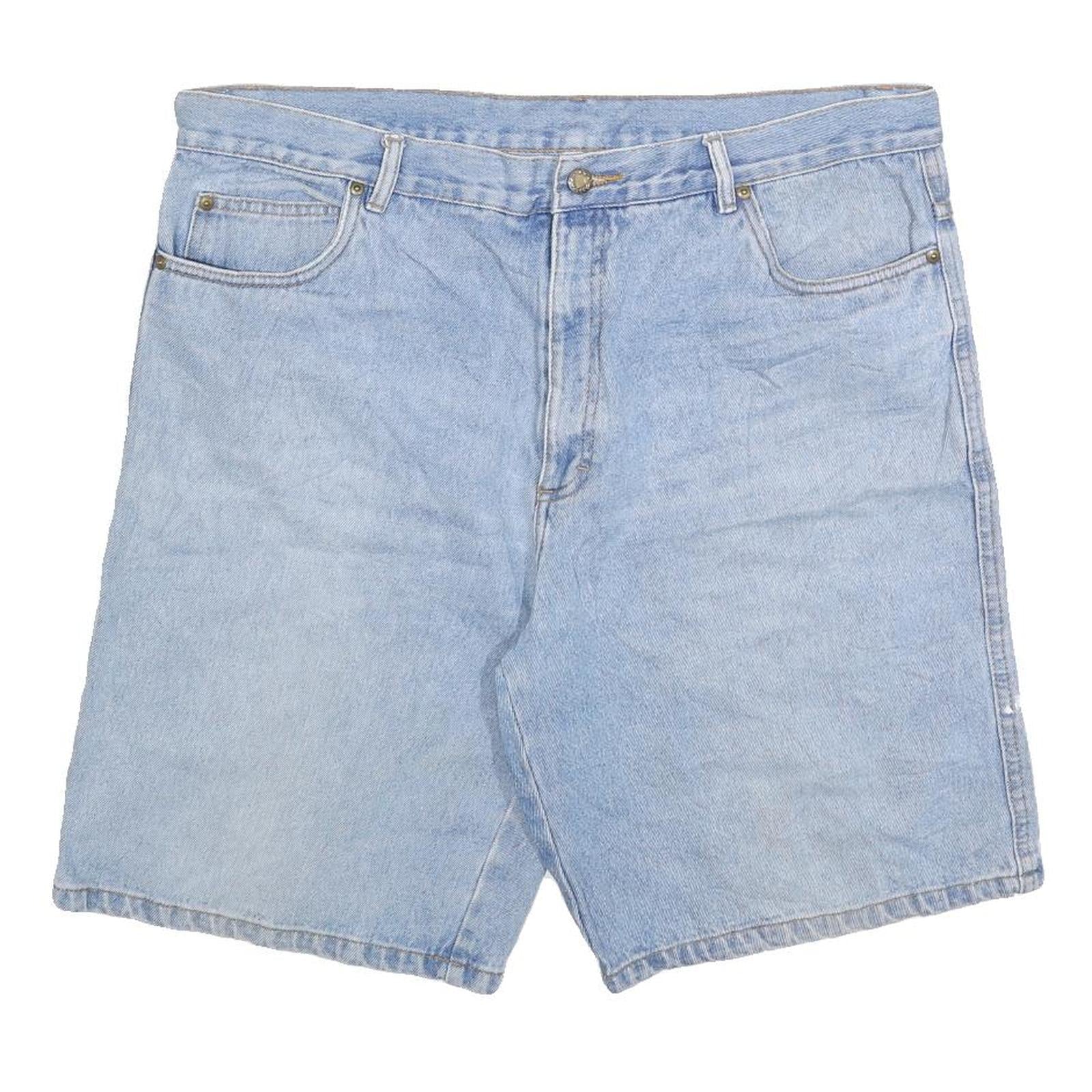 FLAGSHIP Mens Shorts Blue Denim Casual 2XL W40 Cotton Blend Relaxed Fit Refurbished - N/A refurbished available on Cerqular