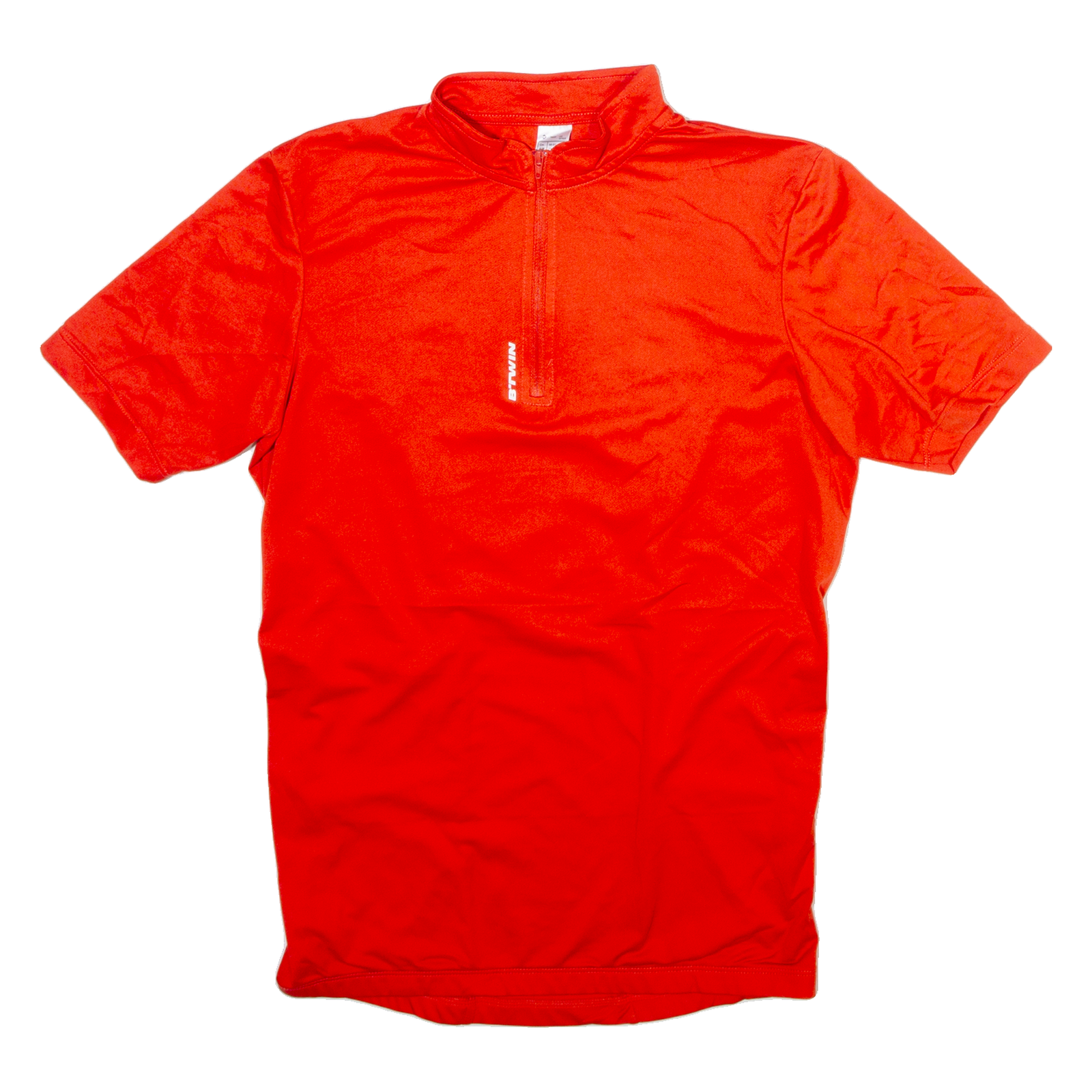 BTWIN Mens Jersey Red 1/4 Zip S Refurbished - N/A refurbished available on Cerqular