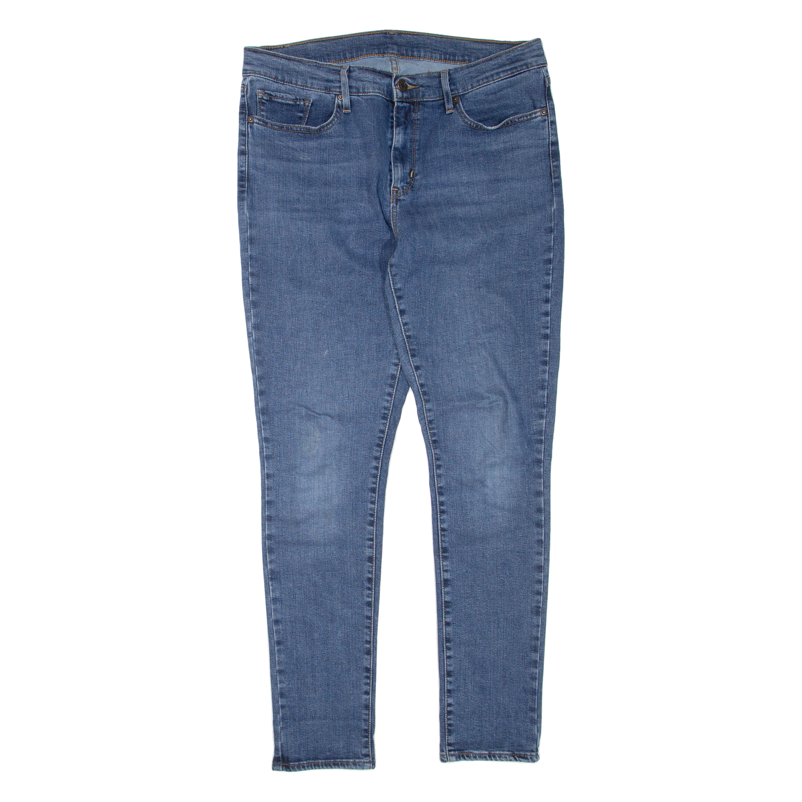 LEVI'S Womens Jeans Blue Regular Skinny W31 L30 Refurbished - N/A refurbished available on Cerqular