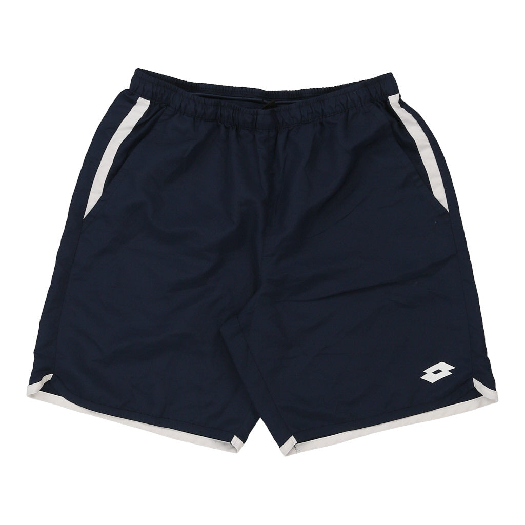 Lotto Sport Shorts - XL Navy Polyester Refurbished - Thrifted (note: this is a term often used to describe second- refurbished available on Cerqular