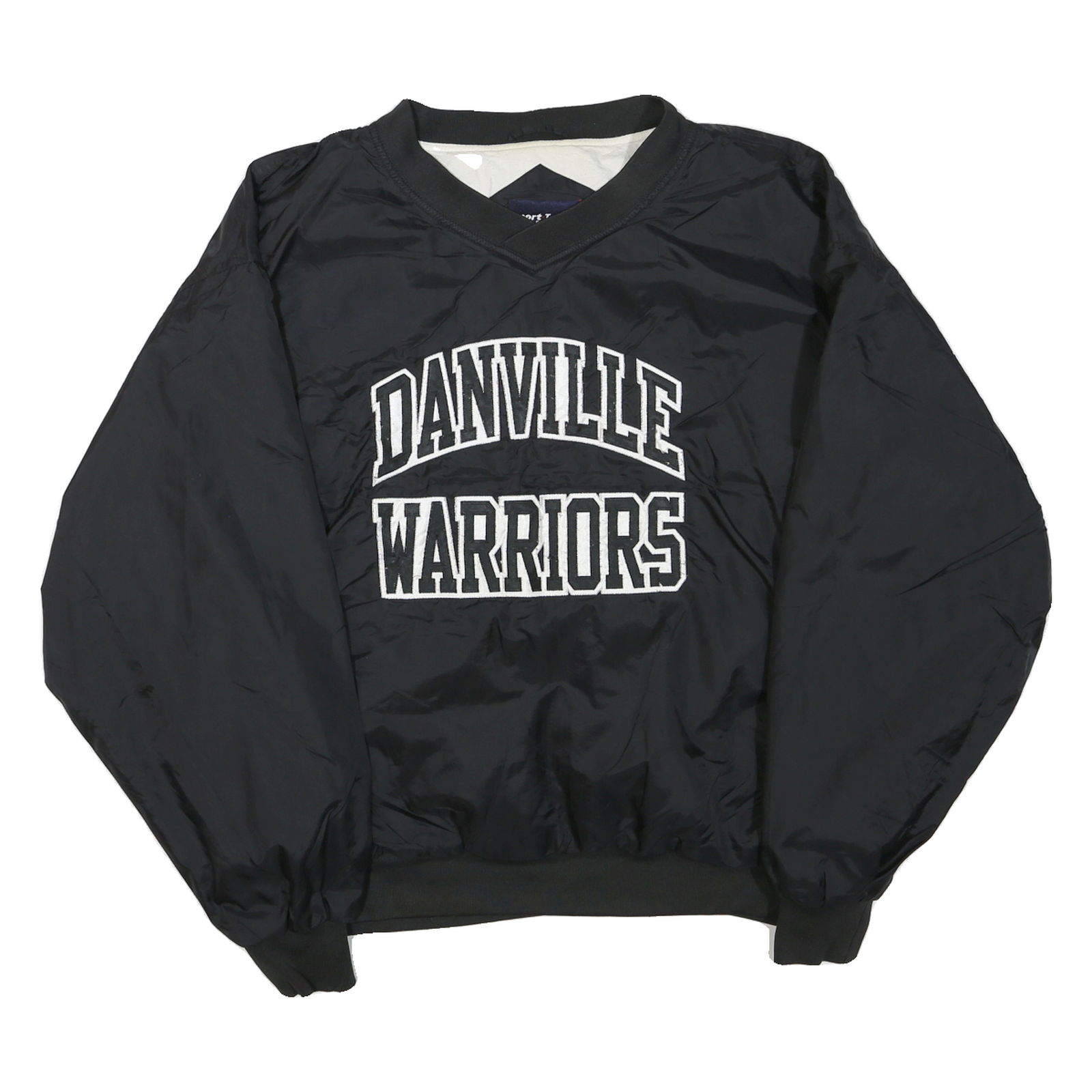 SPORT-TEK Mens Black Danville Warriors Jacket XL Polyester Plain Lightweight Refurbished - N/A refurbished available on Cerqular