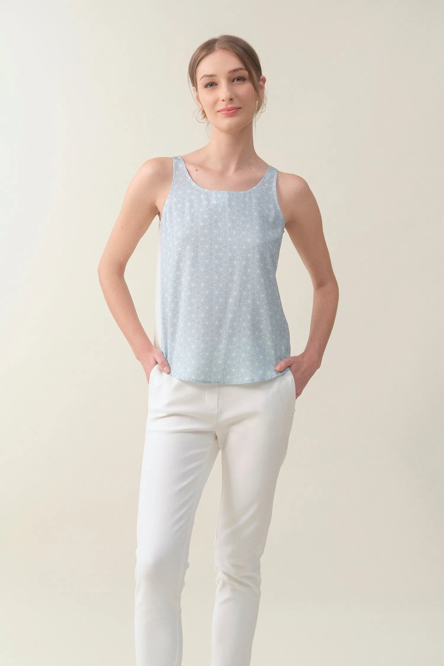 Multi-Way Tank Top - Sky Print | Size: M Refurbished - N/A refurbished available on Cerqular
