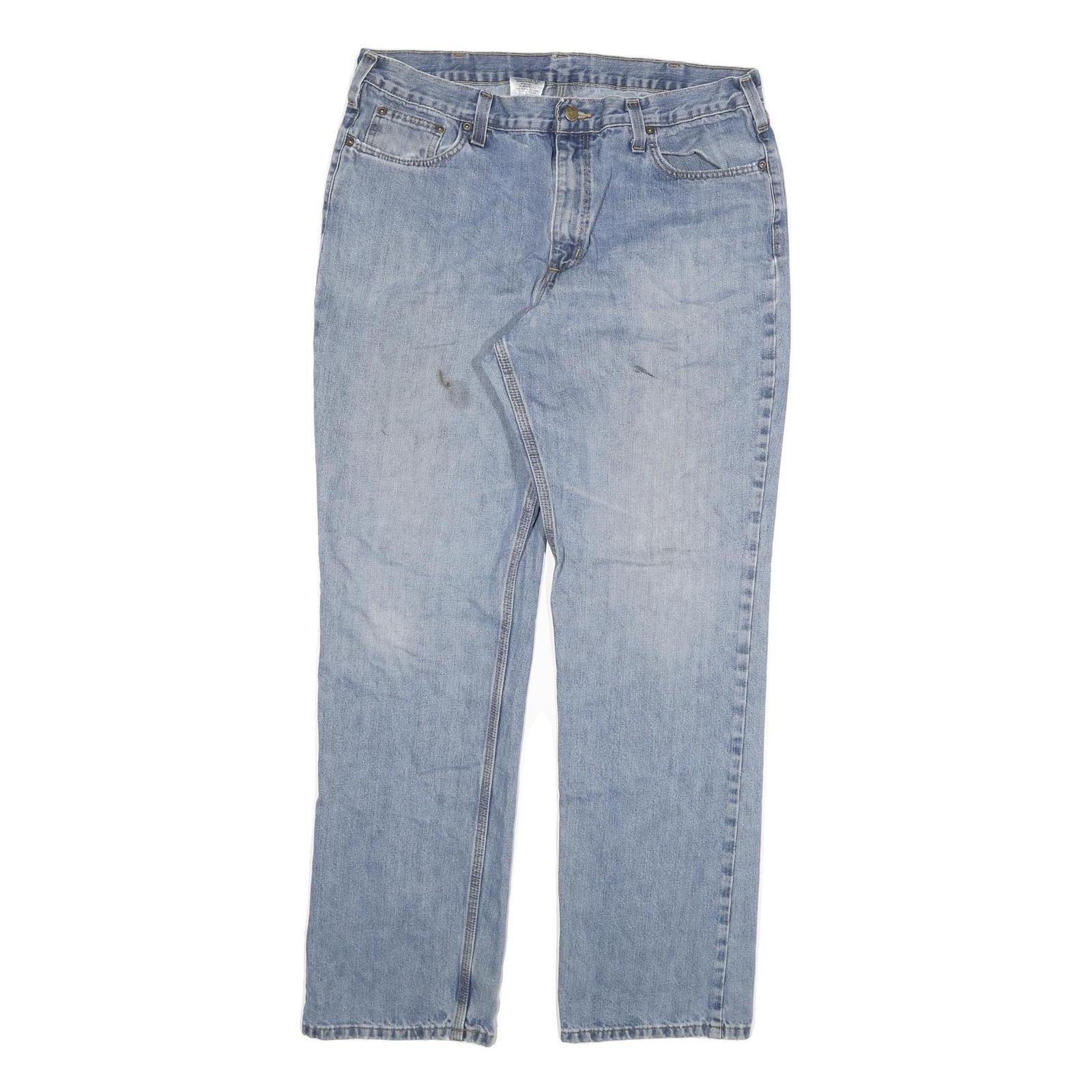 Buy CARHARTT Mens Jeans Blue Relaxed Straight Denim Medium W36 L32 Zip Closure Refurbished - $49.39 CARHARTT Mens Jeans Blue Relaxed Straight Denim Medium W36 L32 Zip Closure Refurbished - N/A refurbished available on Cerqular