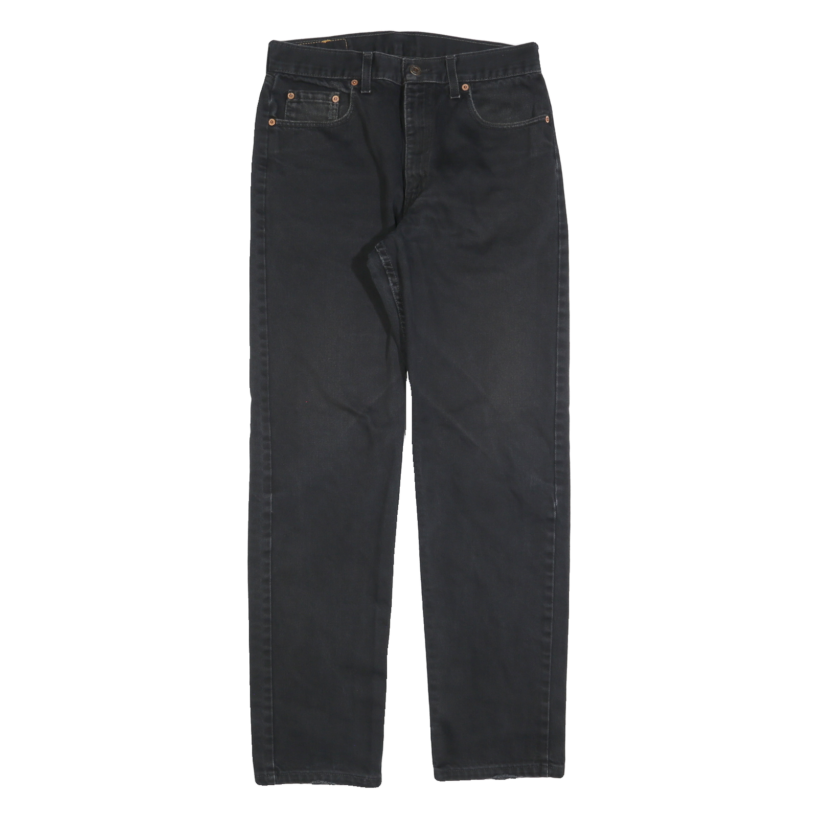 LEVI'S 612 02 Mens Jeans Black Regular Straight Denim W32 L32 Zip Refurbished - N/A refurbished available on Cerqular