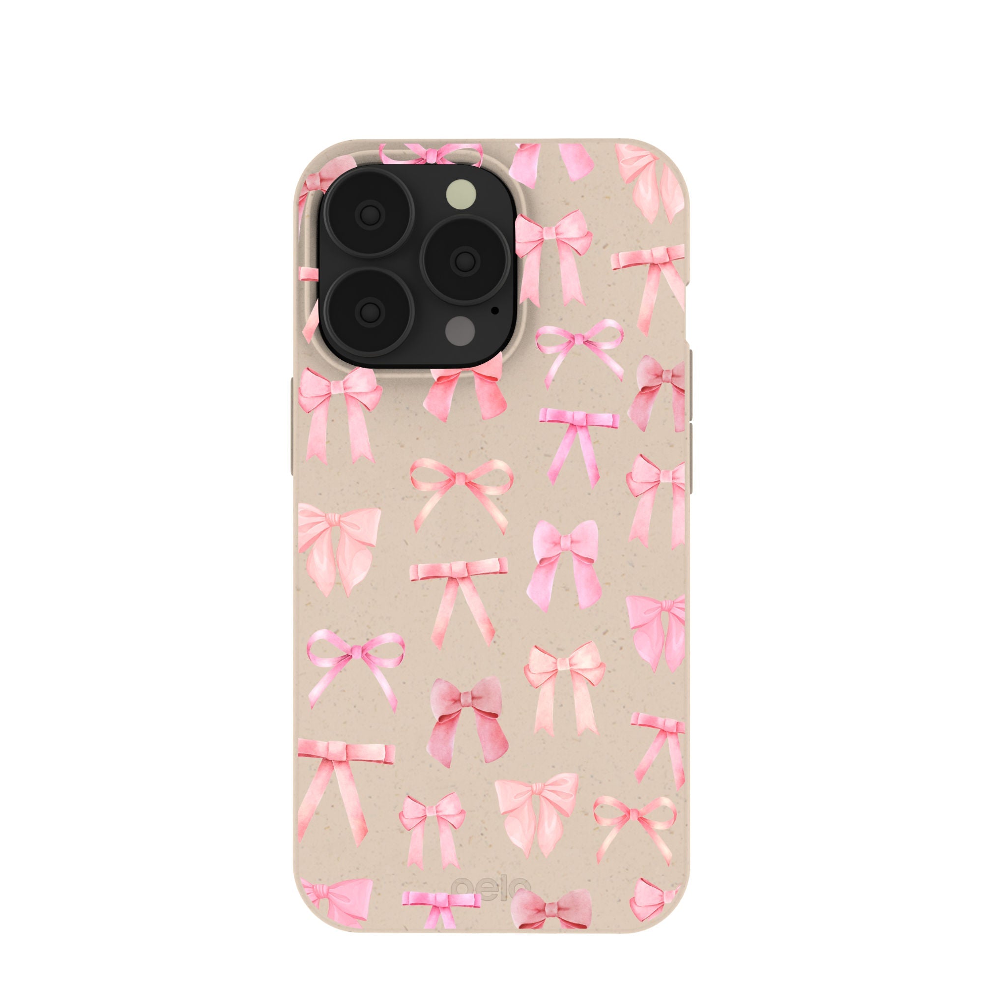 Seashell Rosy Bows iPhone 13 Pro Case Refurbished - Pela Case refurbished available on Cerqular