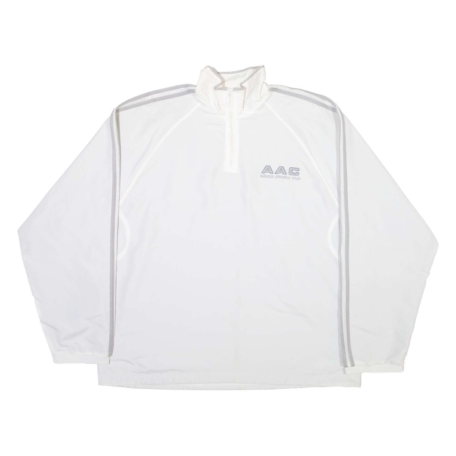 ADIDAS Mens Pullover Jacket White L Refurbished - N/A refurbished available on Cerqular