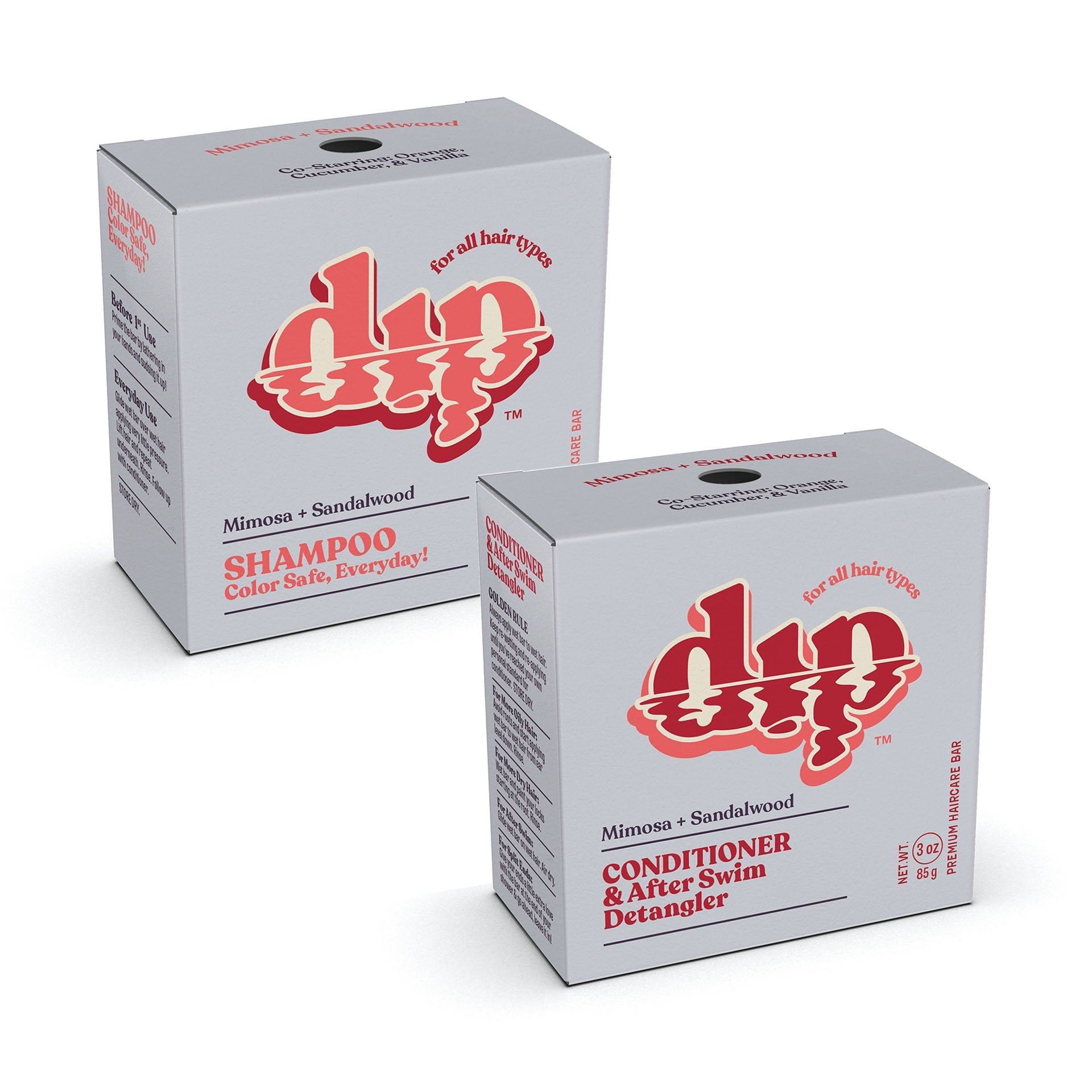 Double Dip: Mimosa & Sandalwood - Full Size Refurbished - Dip Sustainable Hair Care refurbished available on Cerqular