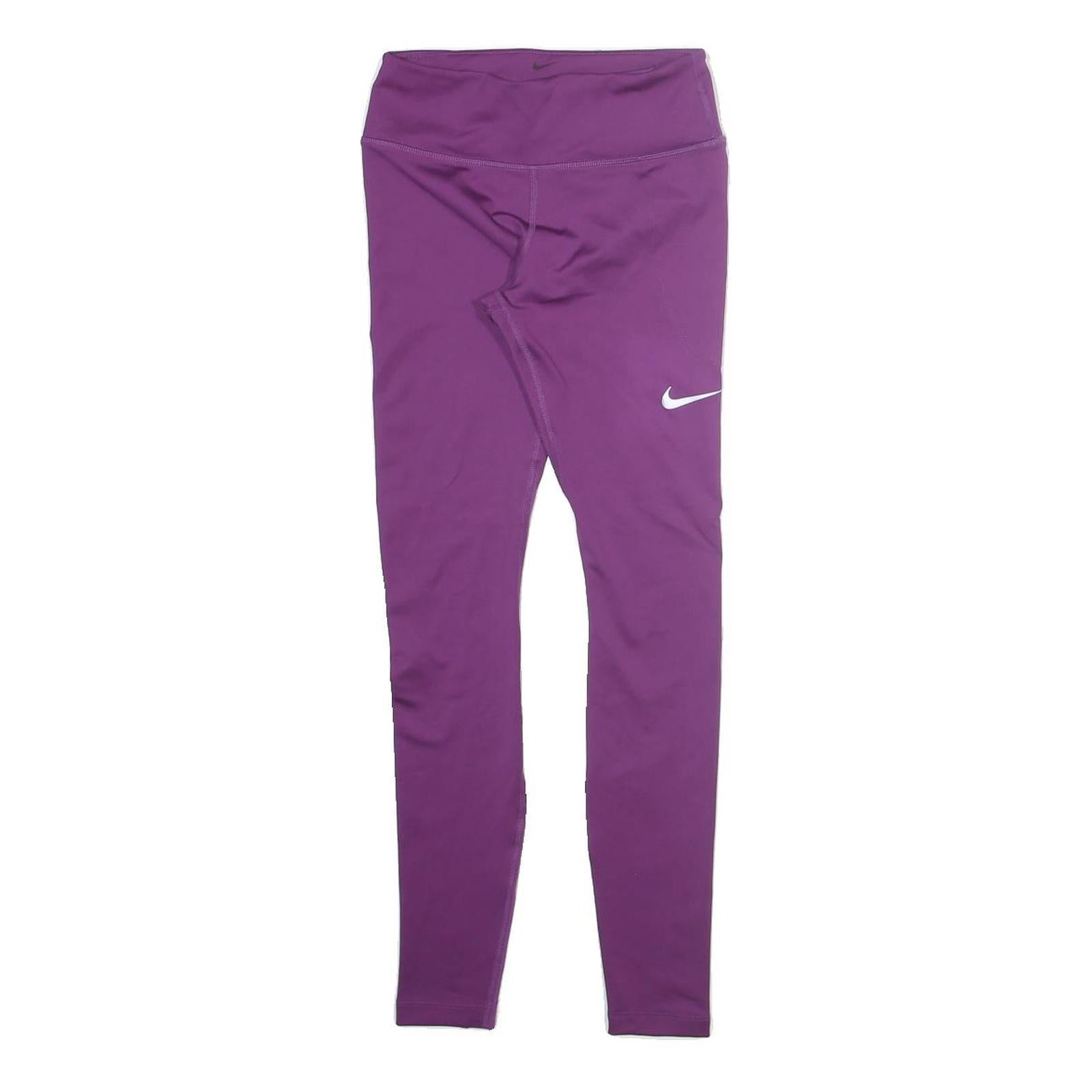 NIKE Womens Joggers Purple Slim Tapered XS W22 L27 Performance Sportswear Refurbished - N/A refurbished available on Cerqular