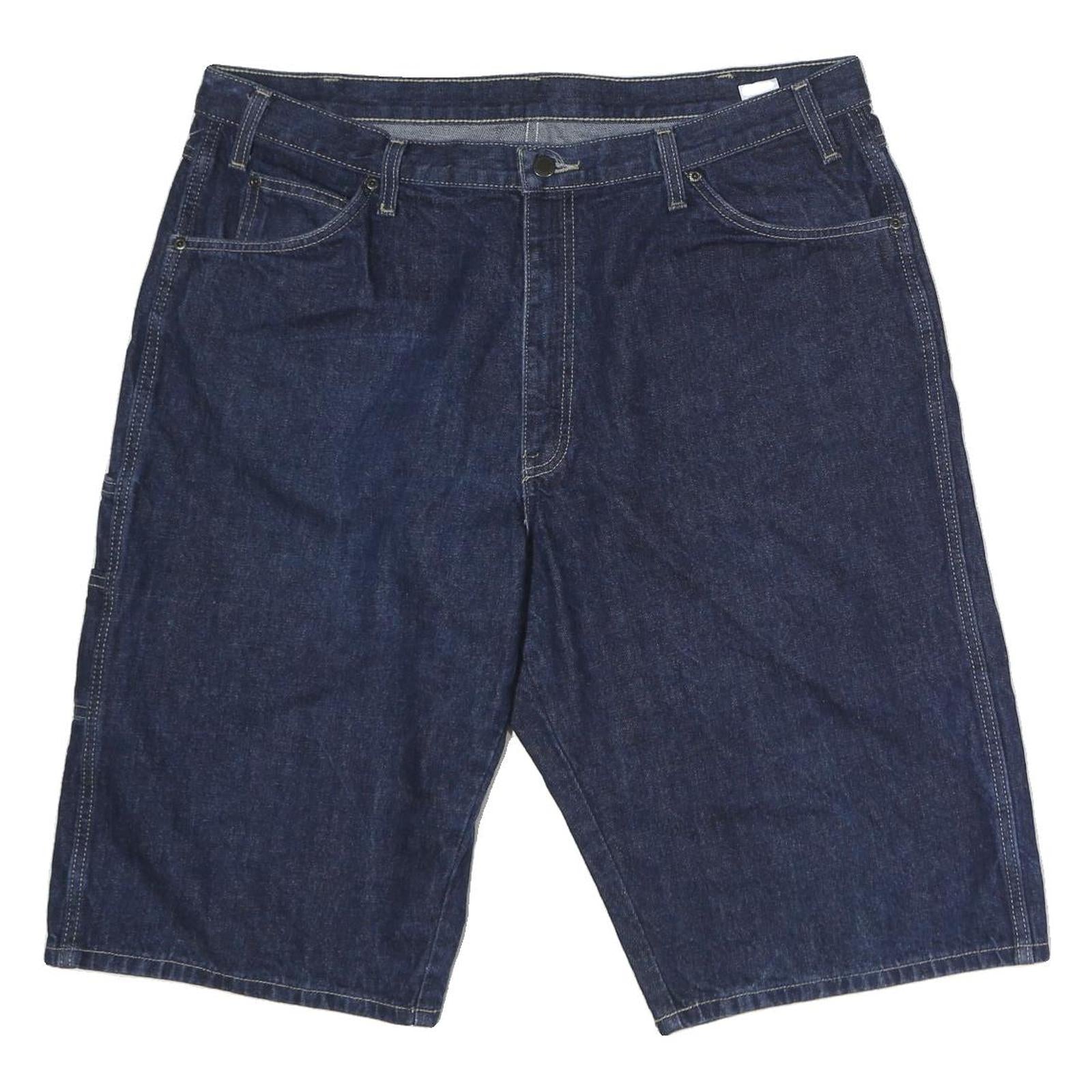 DICKIES Mens Denim Blue Casual Shorts M W40 Workwear Relaxed Fit Cotton Refurbished - N/A refurbished available on Cerqular