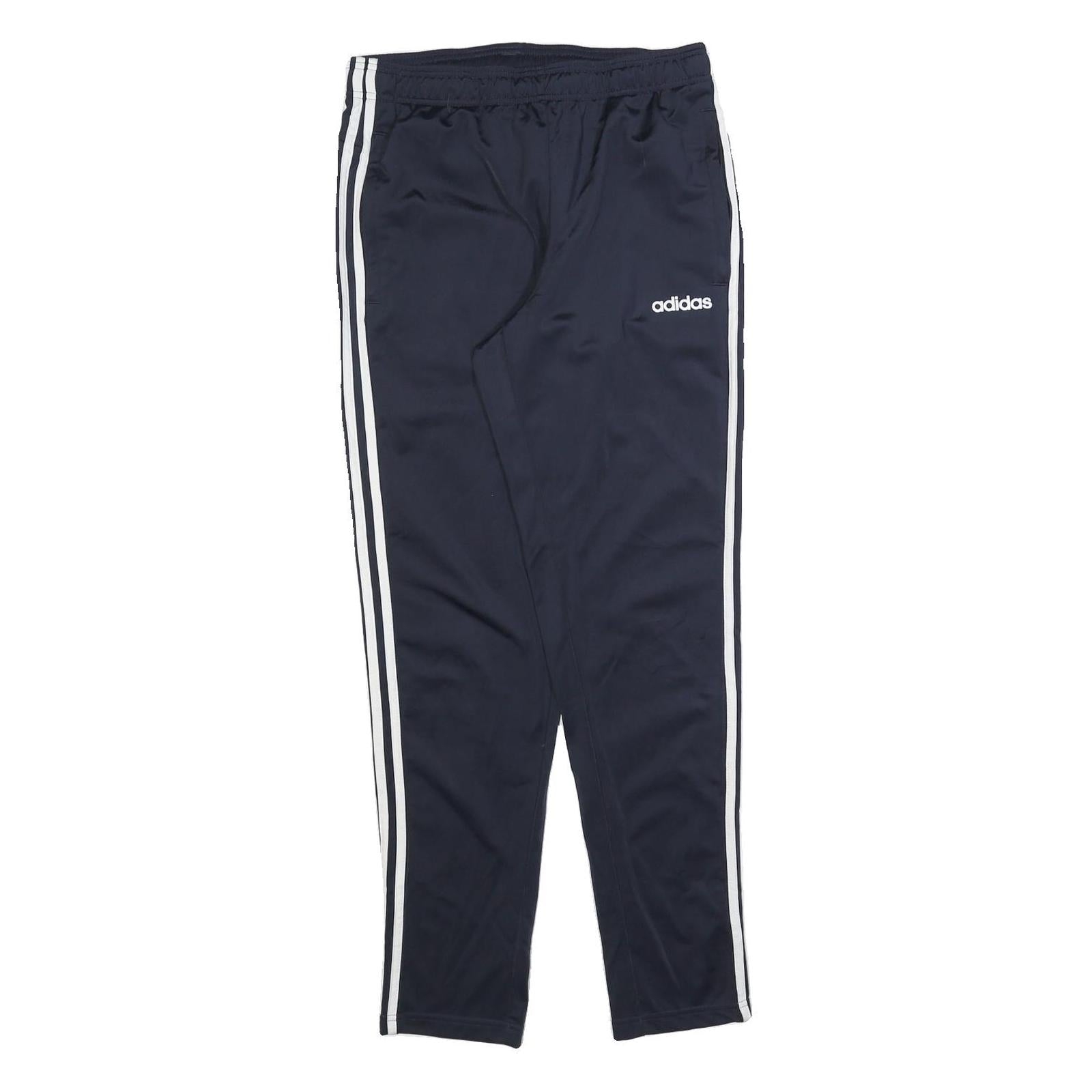 Buy ADIDAS Mens Joggers Navy Blue & White Slim Tapered M W30 L30 Three Stripe Refurbished - $25.99 ADIDAS Mens Joggers Navy Blue & White Slim Tapered M W30 L30 Three Stripe Refurbished - N/A refurbished available on Cerqular