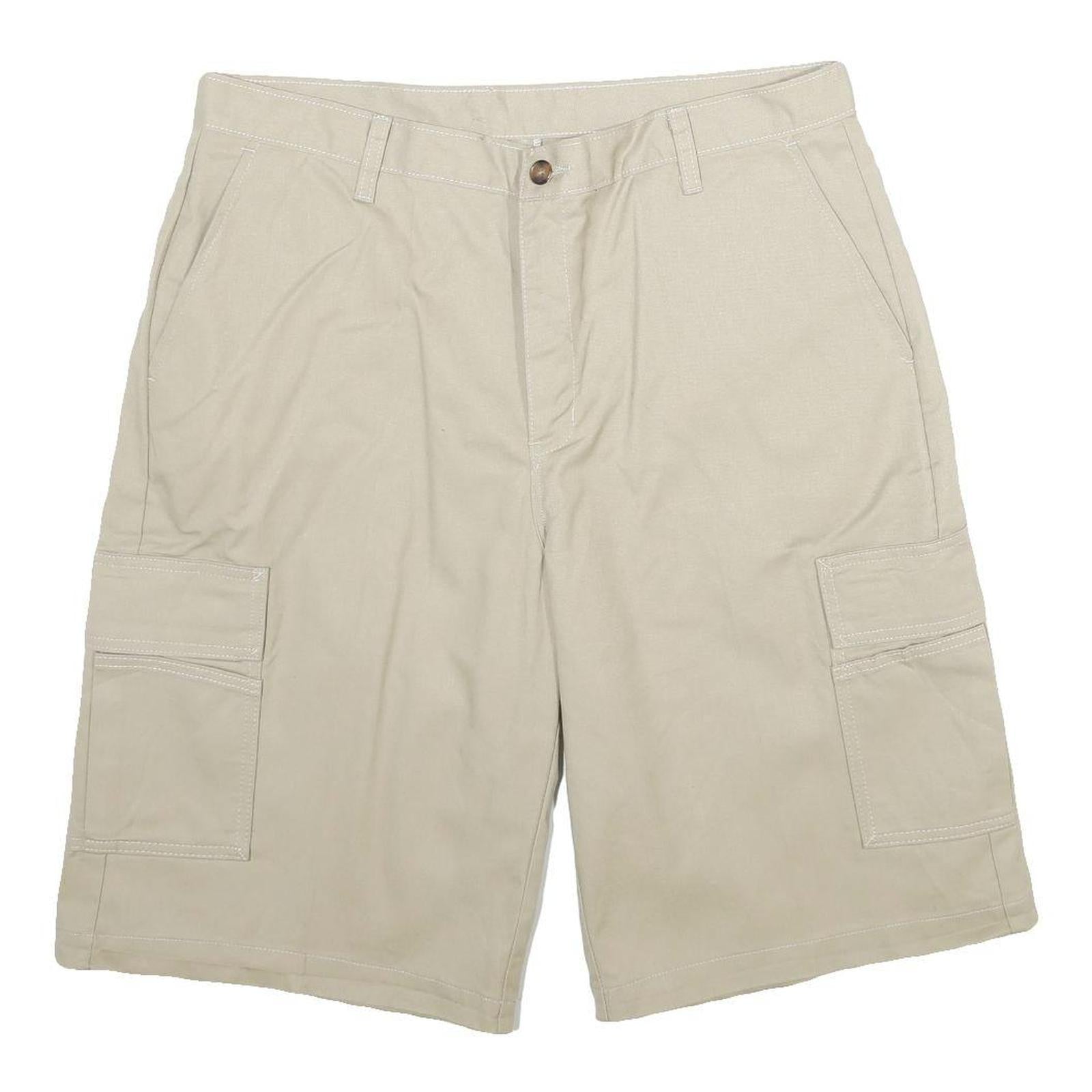 DICKIES Mens Shorts Beige Casual Cargo L W36 Workwear Pockets Refurbished - N/A refurbished available on Cerqular