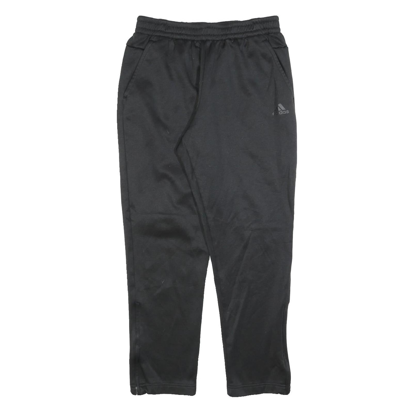 ADIDAS Mens Joggers Black M W30 L27 Slim Tapered Fit Sportswear Casual Refurbished - N/A refurbished available on Cerqular