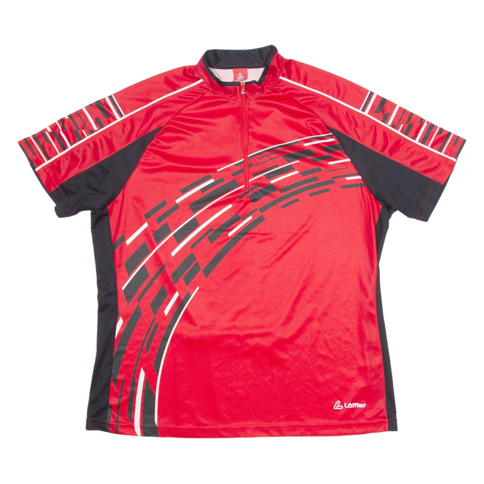 LOFFLER Cycling Womens Jersey Red 1/4 Zip XL Refurbished - N/A refurbished available on Cerqular