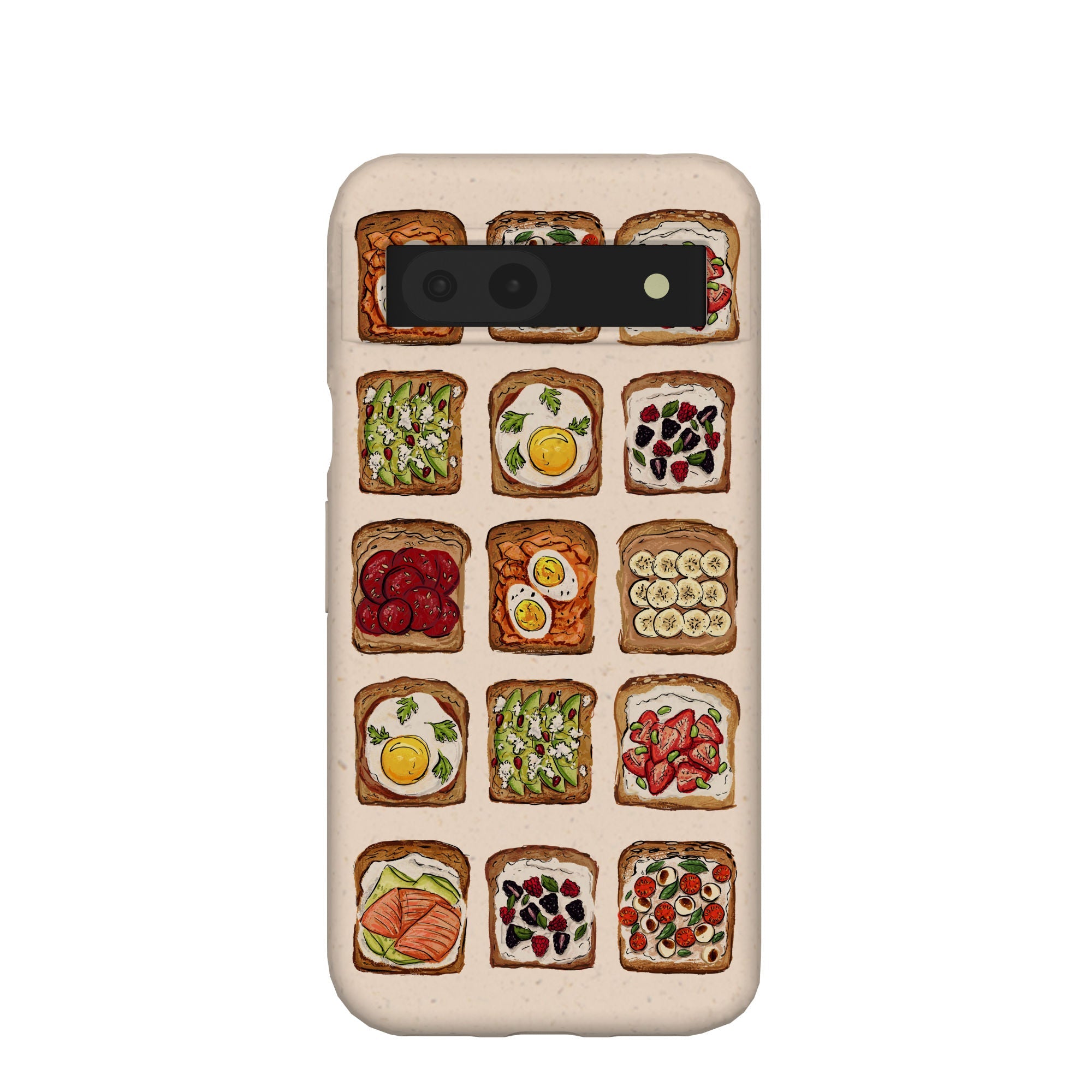 Seashell Toasted Google Pixel 8a Case Refurbished - Pela Case refurbished available on Cerqular