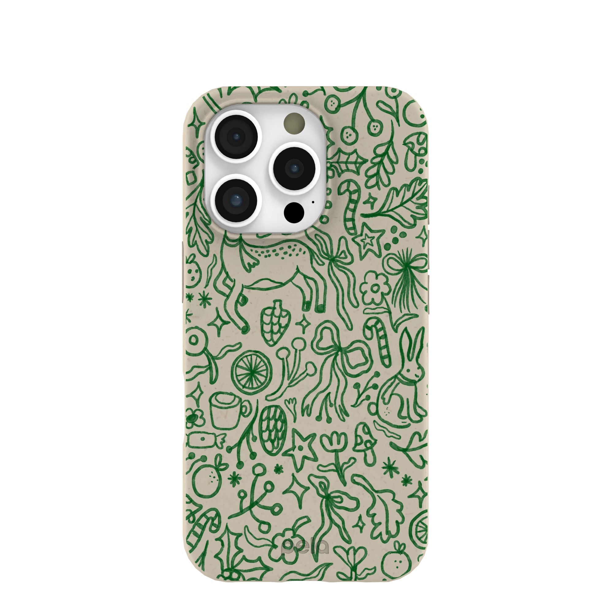 London Fog Cozy Woodland iPhone 16 Pro Case Refurbished - Pela Case refurbished available on Cerqular