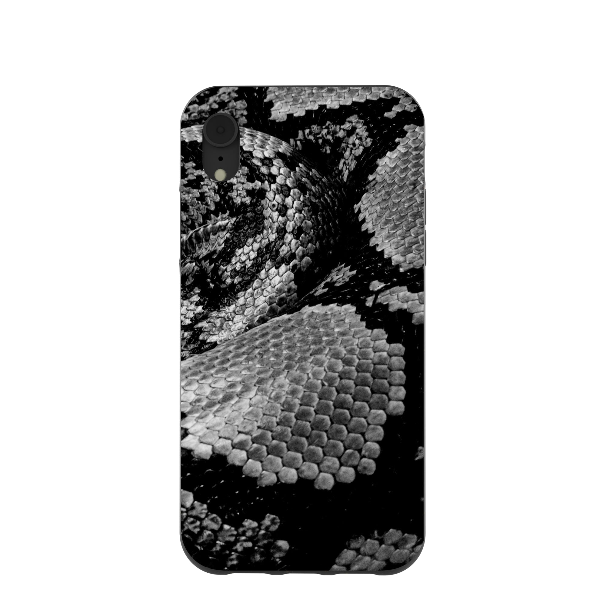 Black Snake Scale iPhone XR Case Refurbished - Pela Case refurbished available on Cerqular