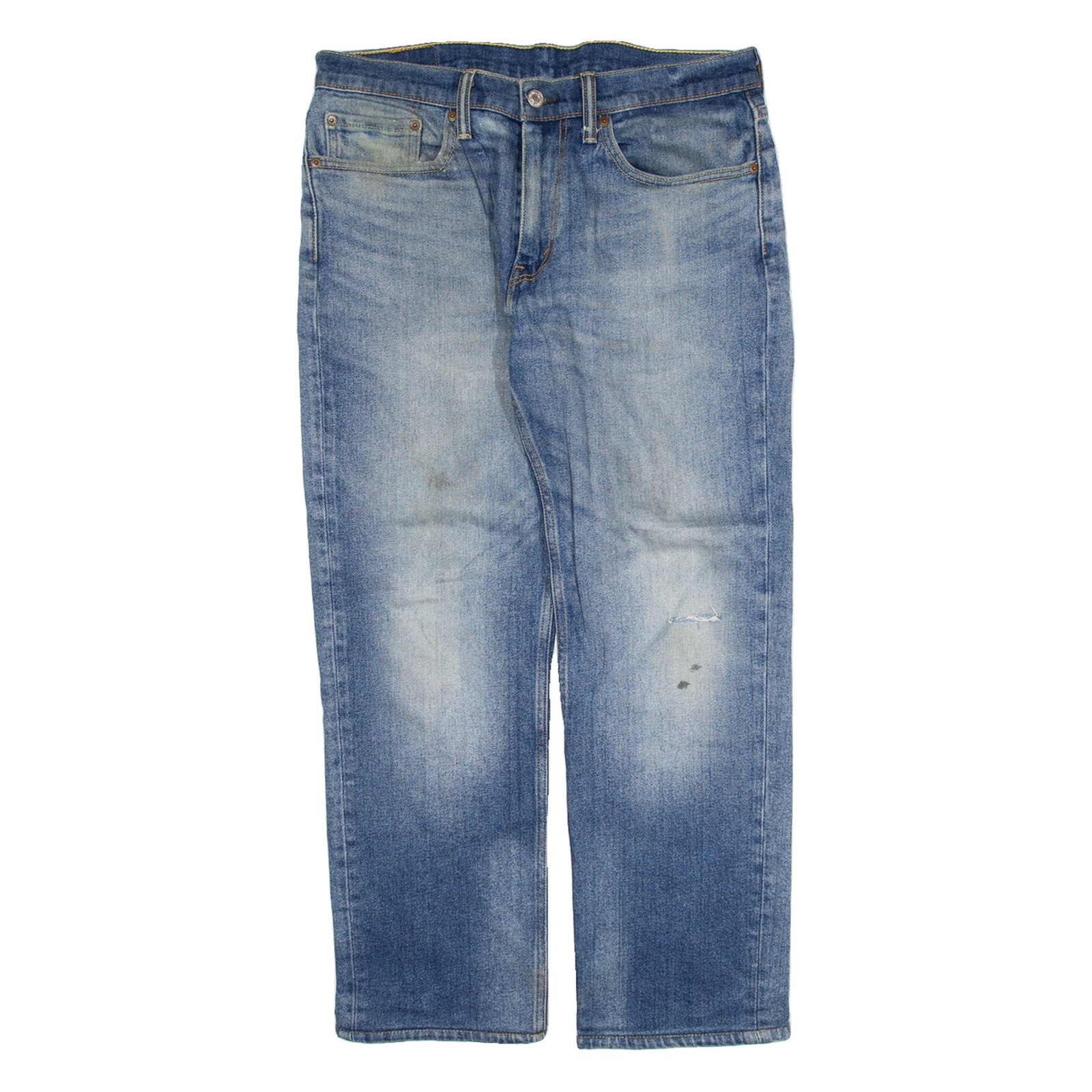 LEVI'S 514 Jeans Mens Blue Regular Straight W32 L30 Refurbished - N/A refurbished available on Cerqular