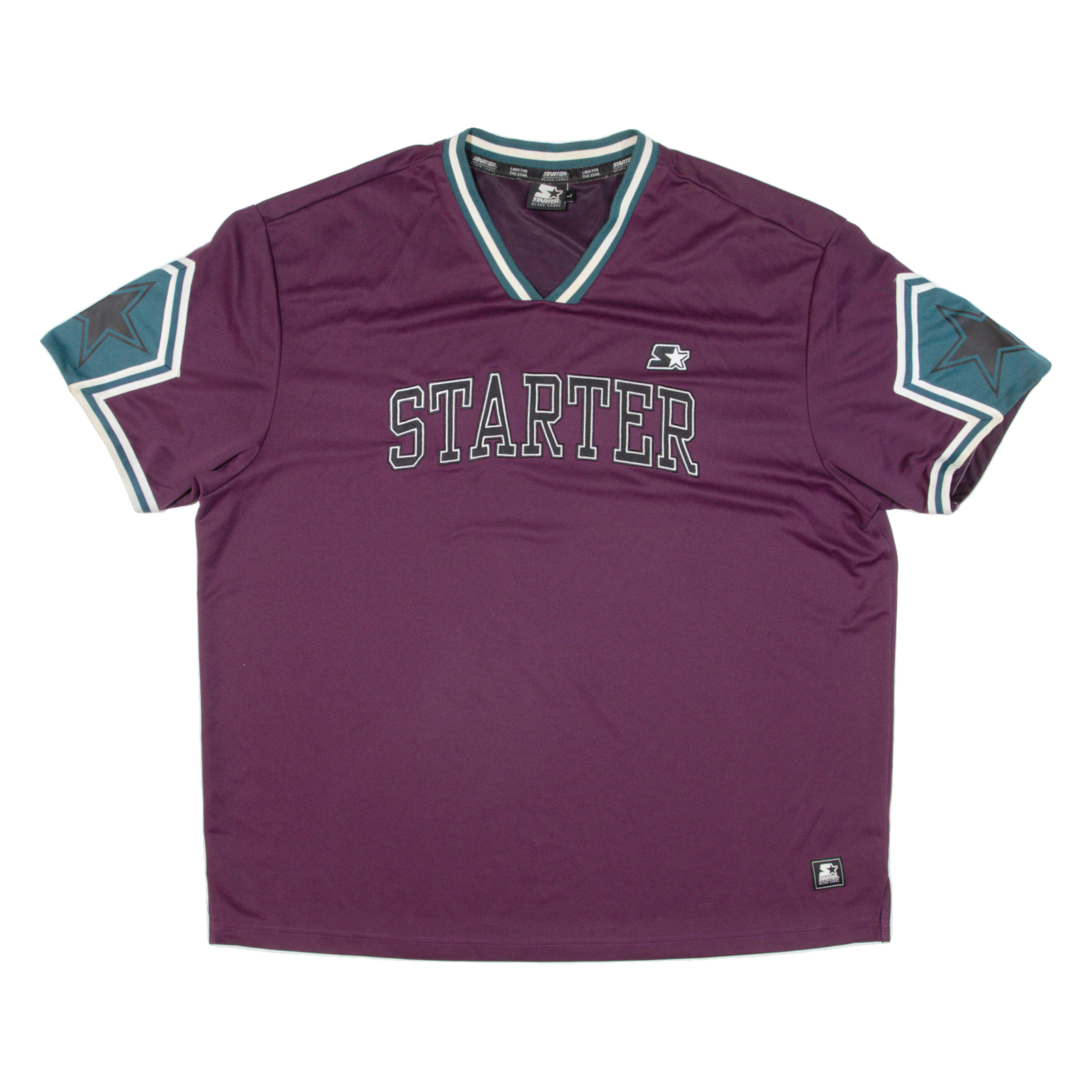 STARTER Black Label Mens Jersey Maroon V-Neck L Refurbished - N/A refurbished available on Cerqular