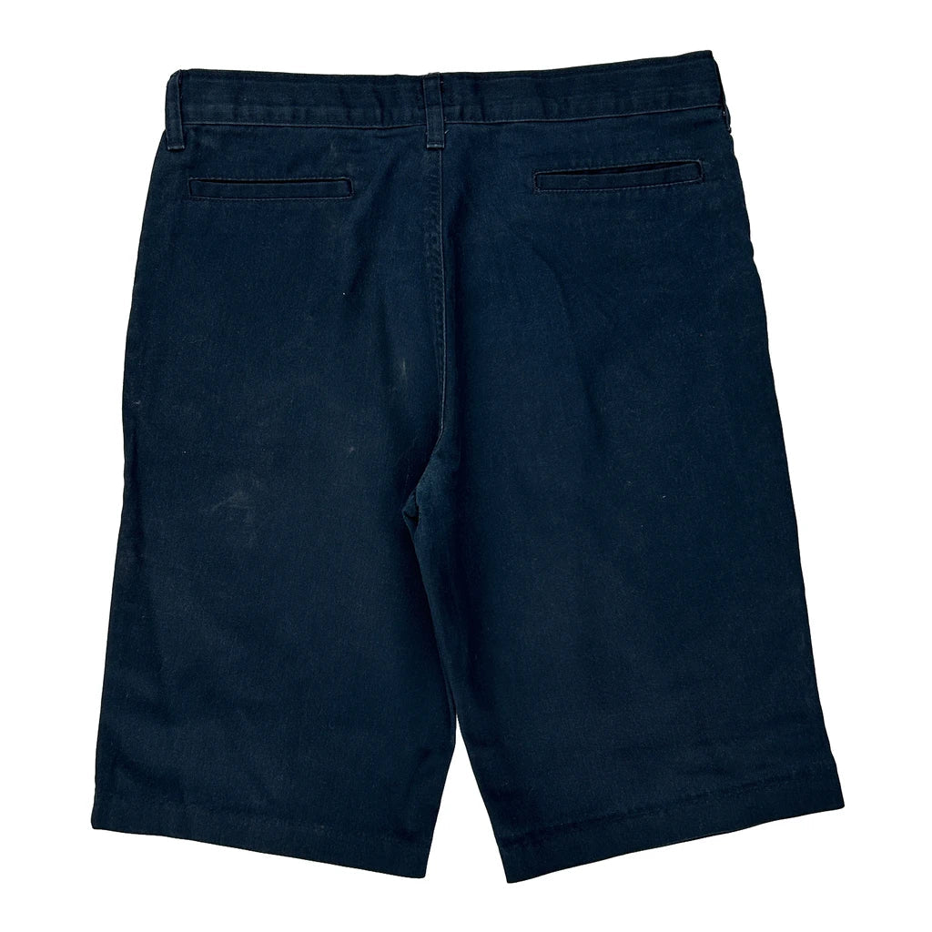 Dickies Chino Shorts - 32W 11L Black Cotton Blend Refurbished - Thrifted (note: this is a term often used to describe second- refurbished available on Cerqular
