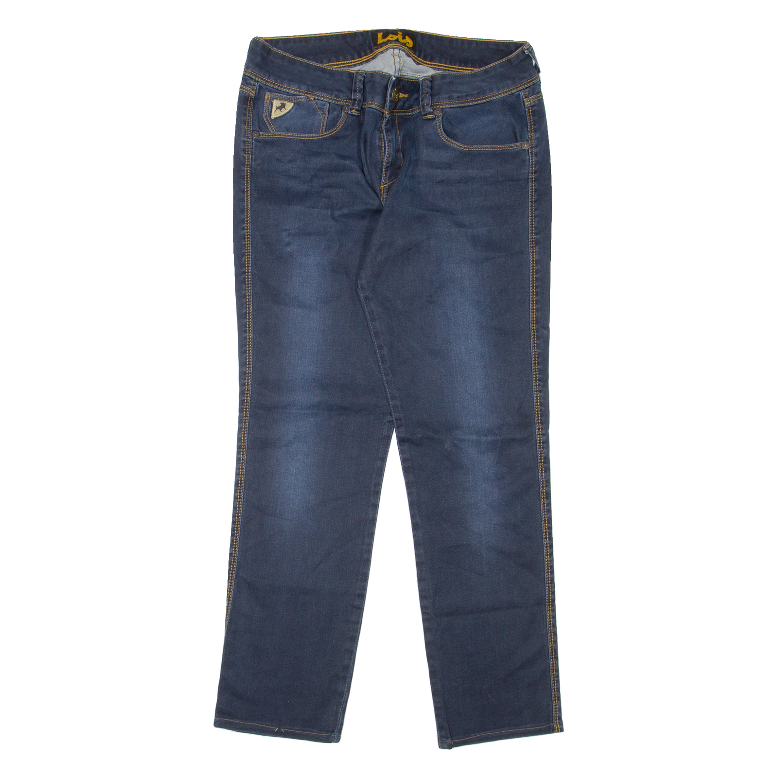 LOIS Womens Jeans Blue Slim Skinny Stone Wash W28 L27 Refurbished - N/A refurbished available on Cerqular