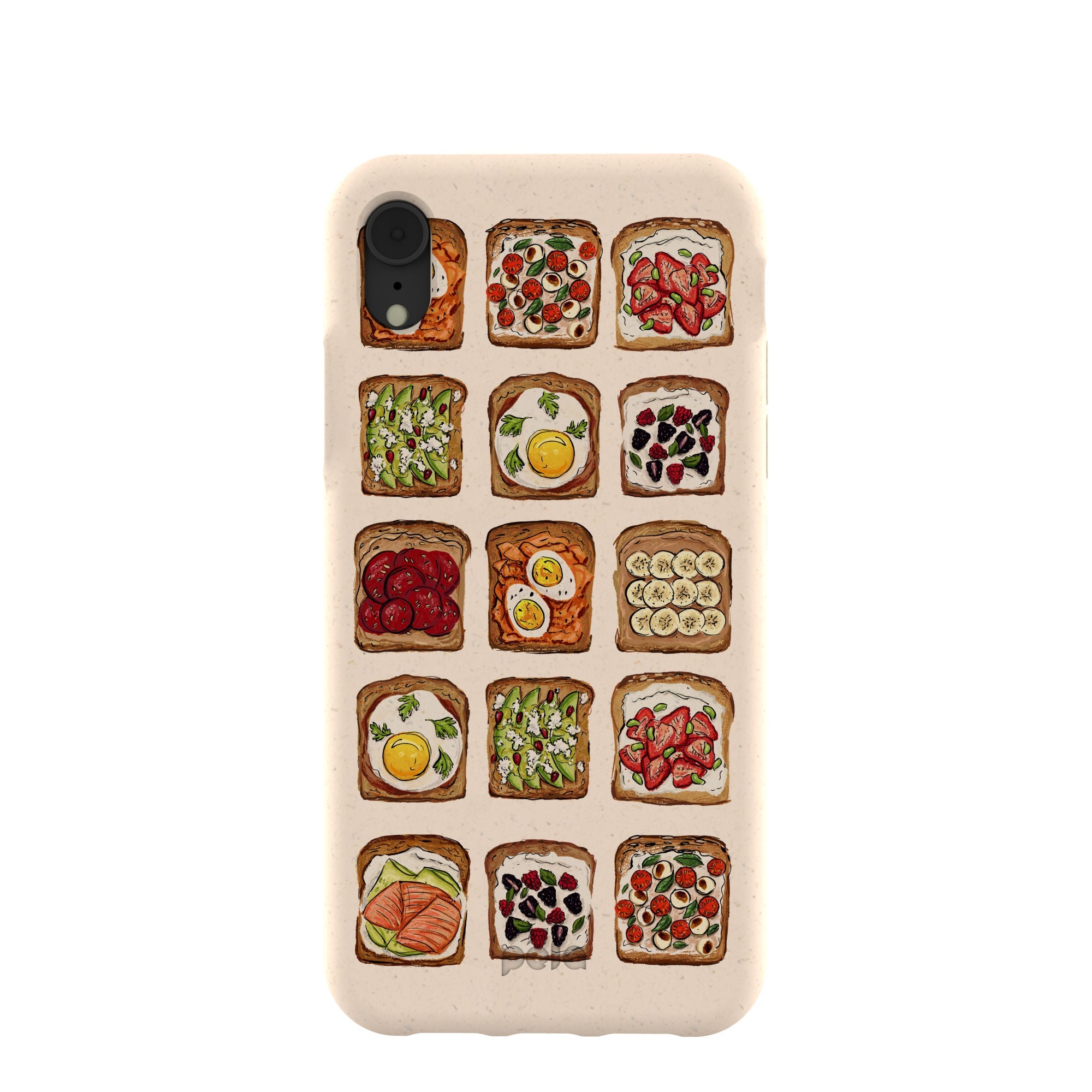 Seashell Toasted iPhone XR Case Refurbished - Pela Case refurbished available on Cerqular
