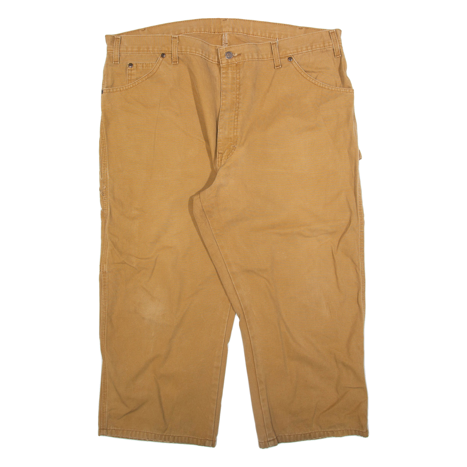 DICKIES Carpenter Mens Trousers Brown Relaxed Straight W40 L23 Refurbished - N/A refurbished available on Cerqular