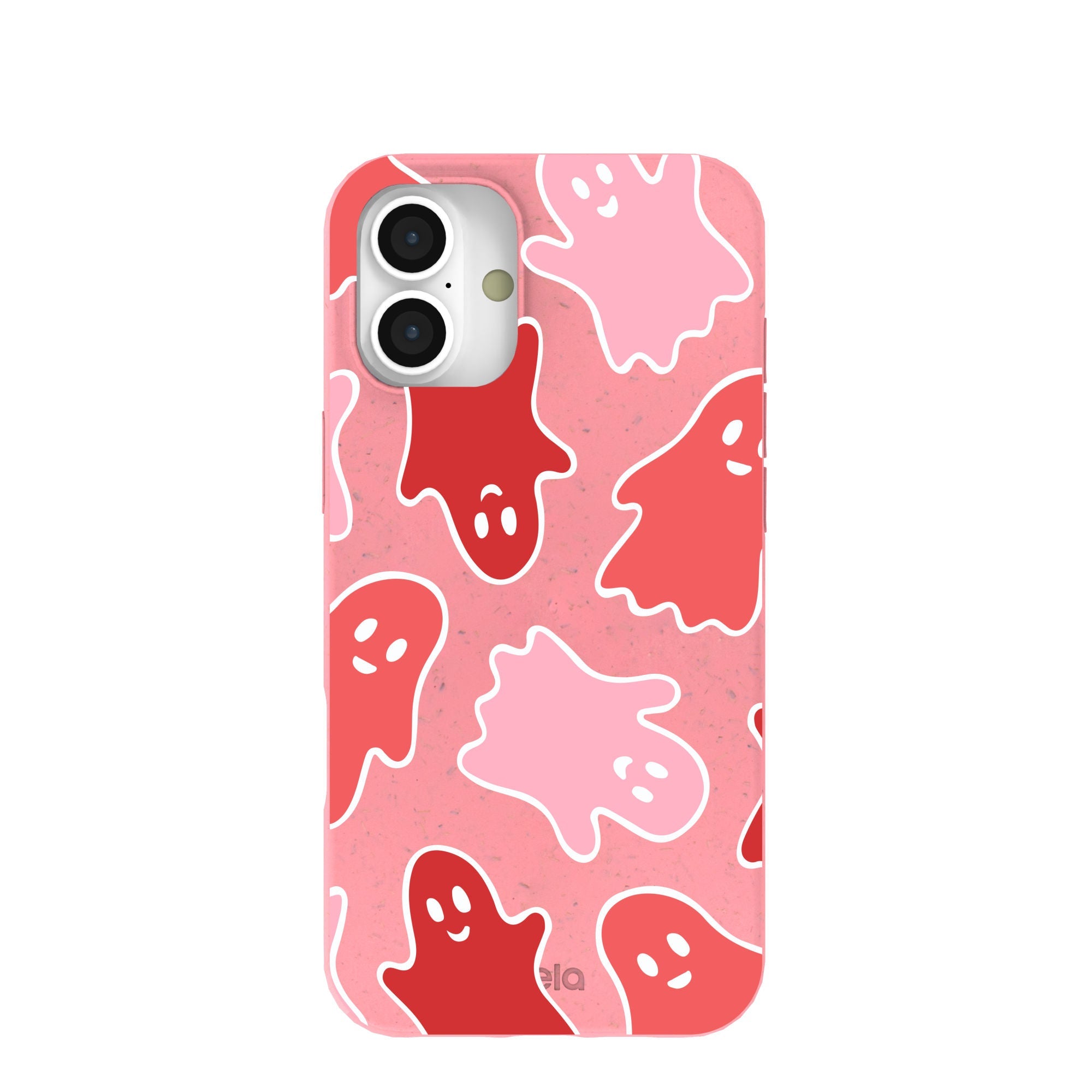 Bubblegum Pink Phantom Pals iPhone 16 Plus Case Refurbished - Pela Case refurbished available on Cerqular