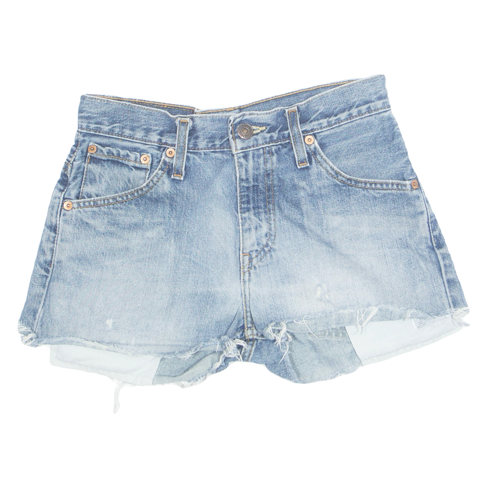 LEVI'S Cut Off 507 Womens Denim Shorts Blue S W27 Refurbished - N/A refurbished available on Cerqular