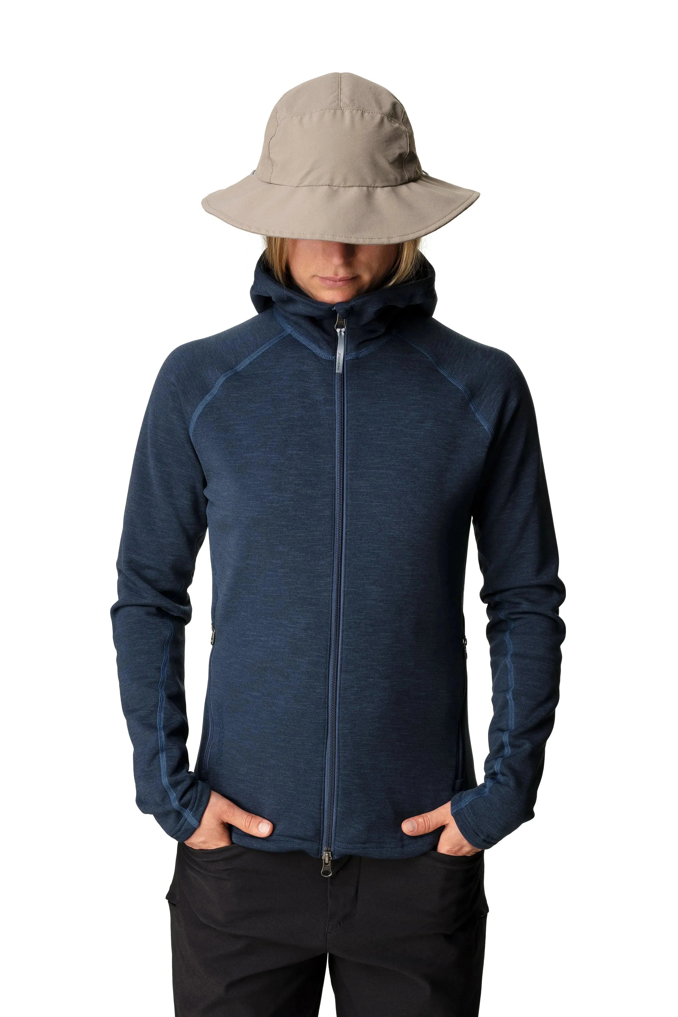 W's Outright Houdi | Color: cloudy blue | Size: M Refurbished - Houdini Sportswear refurbished available on Cerqular
