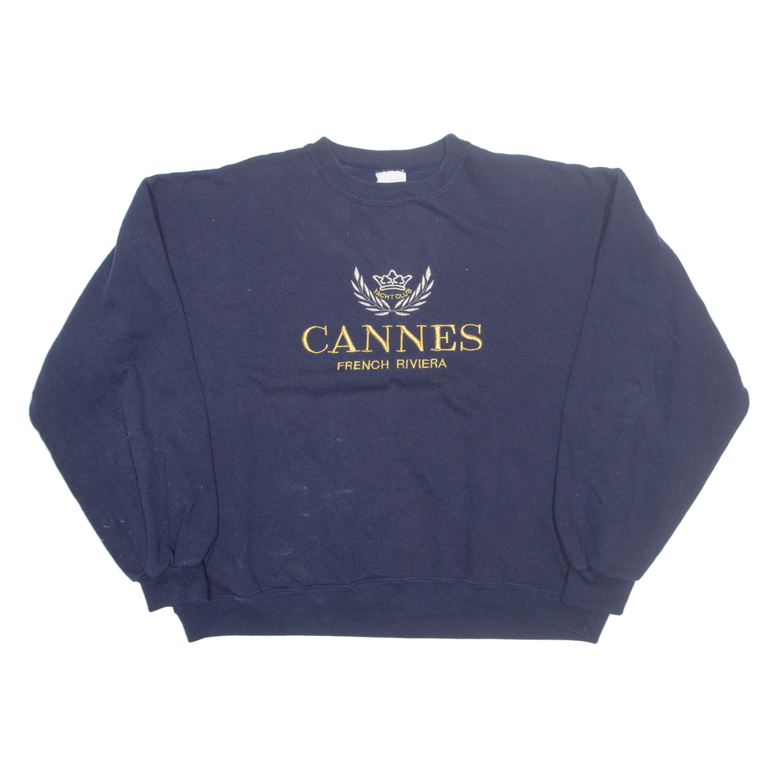 Cannes French Riviera Mens Sweatshirt Blue XL Refurbished - N/A refurbished available on Cerqular