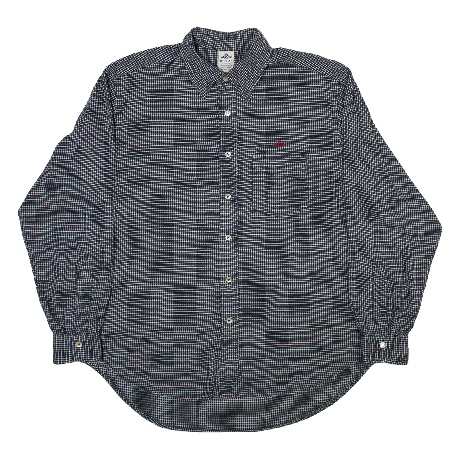 Buy REPLAY Mens Shirt Grey Check Long Sleeve L Refurbished - $28.59 REPLAY Mens Shirt Grey Check Long Sleeve L Refurbished - N/A refurbished available on Cerqular