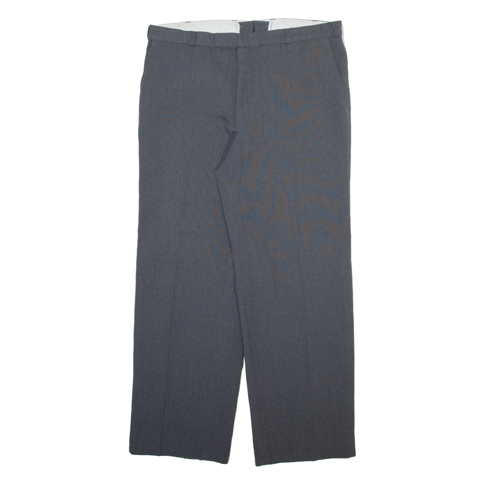 Mens Trousers Grey Regular Straight Wool W34 L28 Refurbished - N/A refurbished available on Cerqular