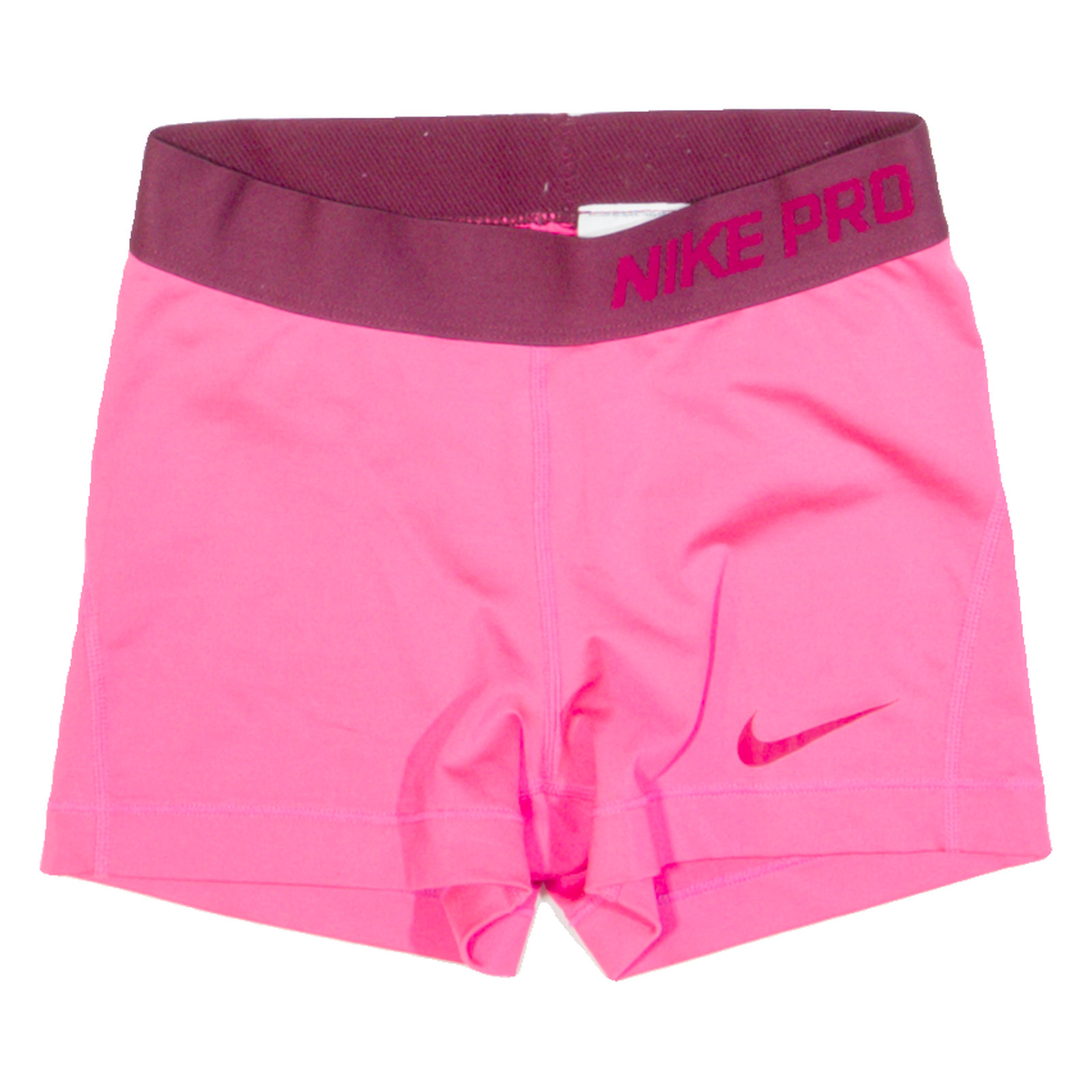 NIKE Womens Sports Shorts Pink Slim XS W20 Refurbished - N/A refurbished available on Cerqular